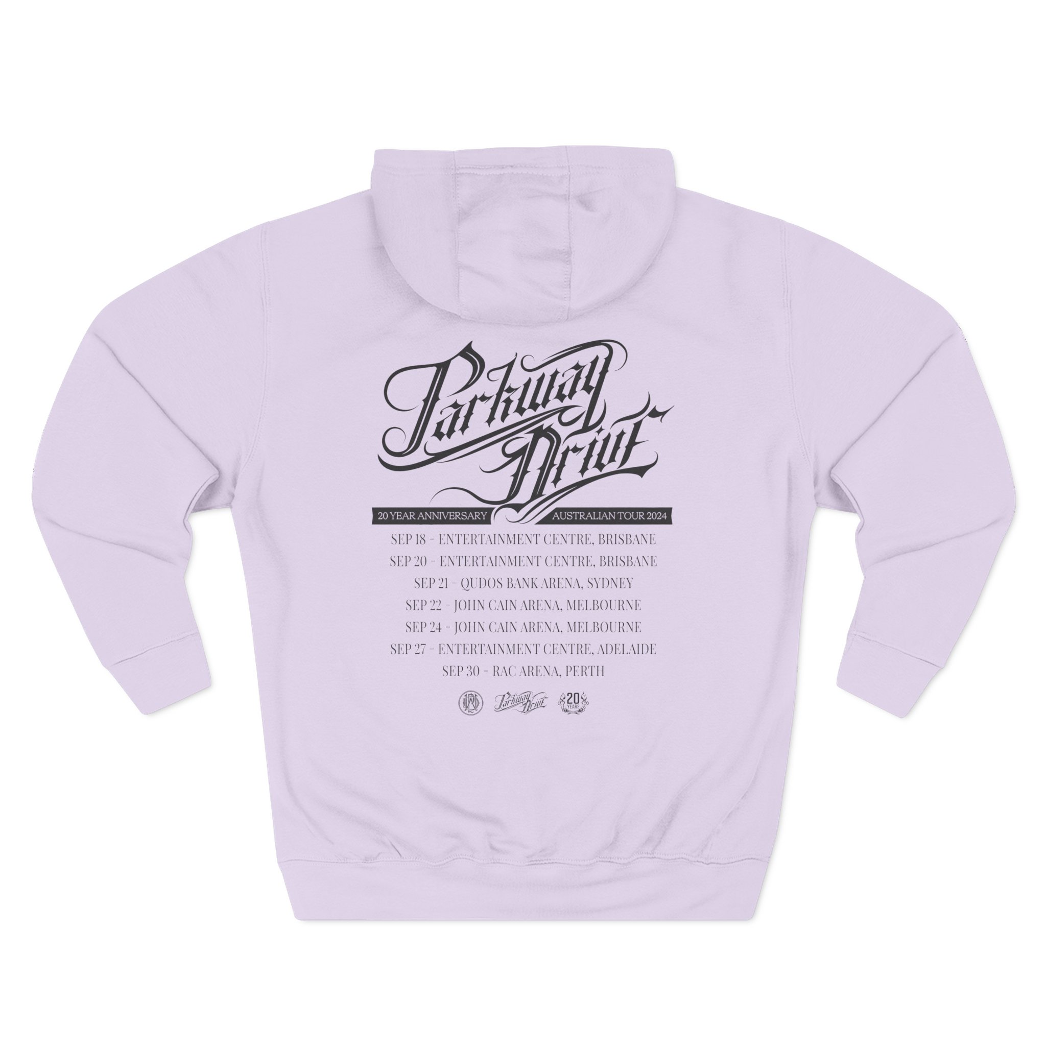 Parkway Drive Australian Tour Three-Panel Fleece Hoodie - Image 14