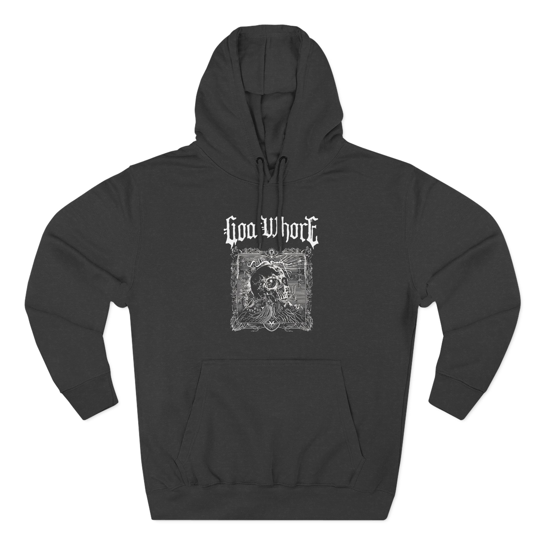 Goatwhore sigil Three-Panel Fleece Hoodie - Image 3