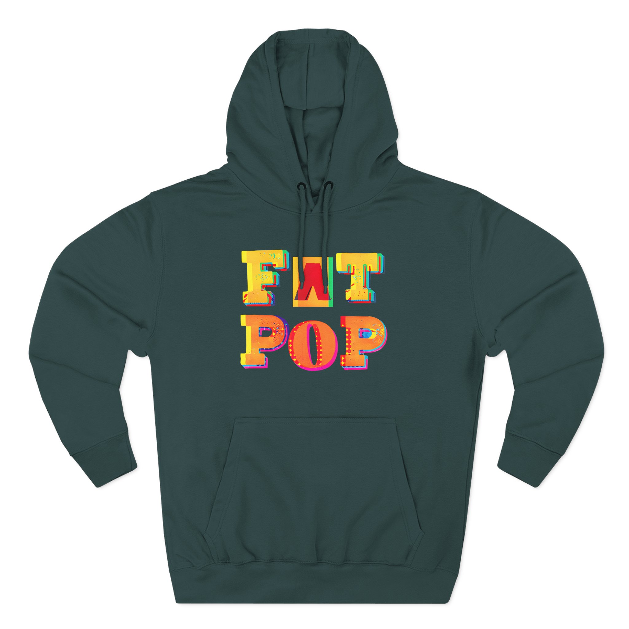 PW Fat Pop Logo Three-Panel Fleece Hoodie - Image 5