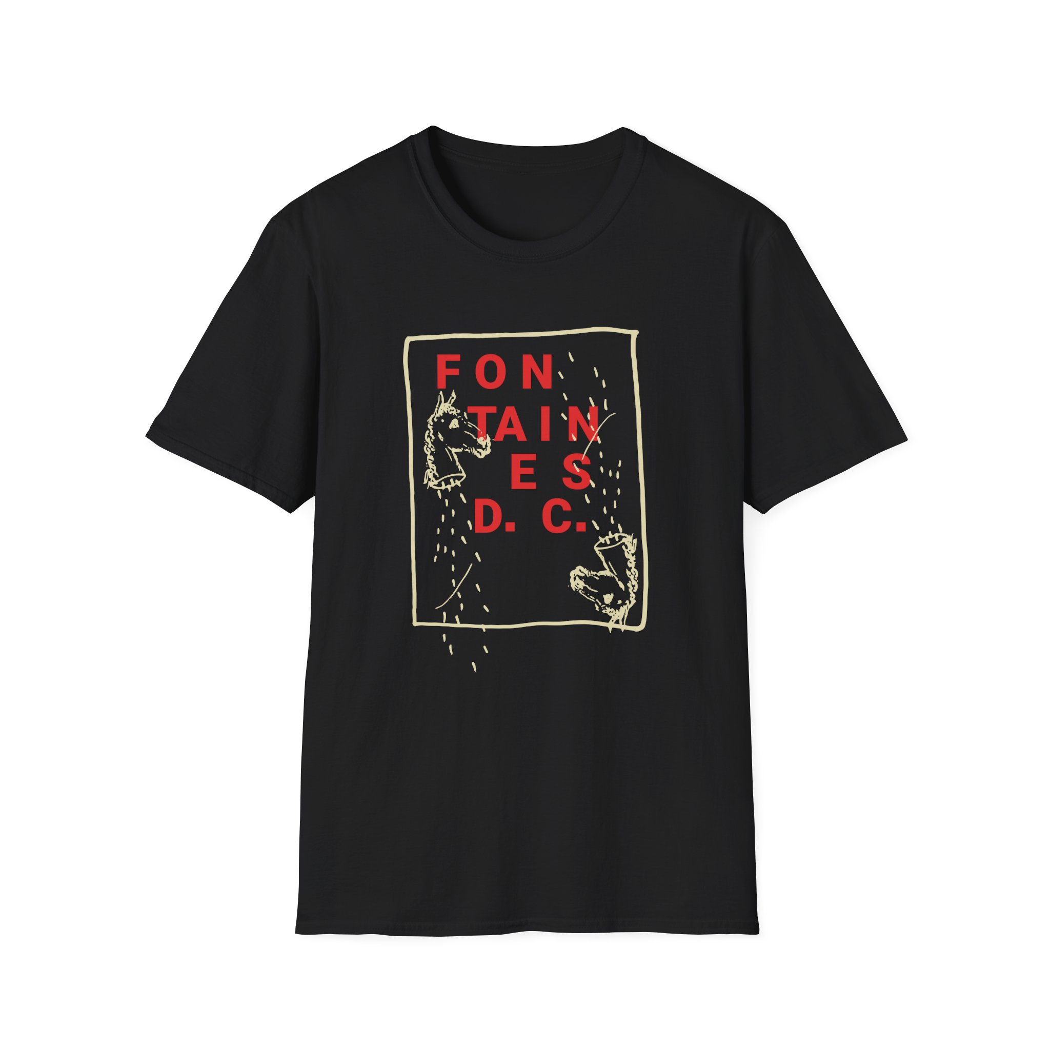 Fontaines Horse Head Unisex Softstyle T-Shirt