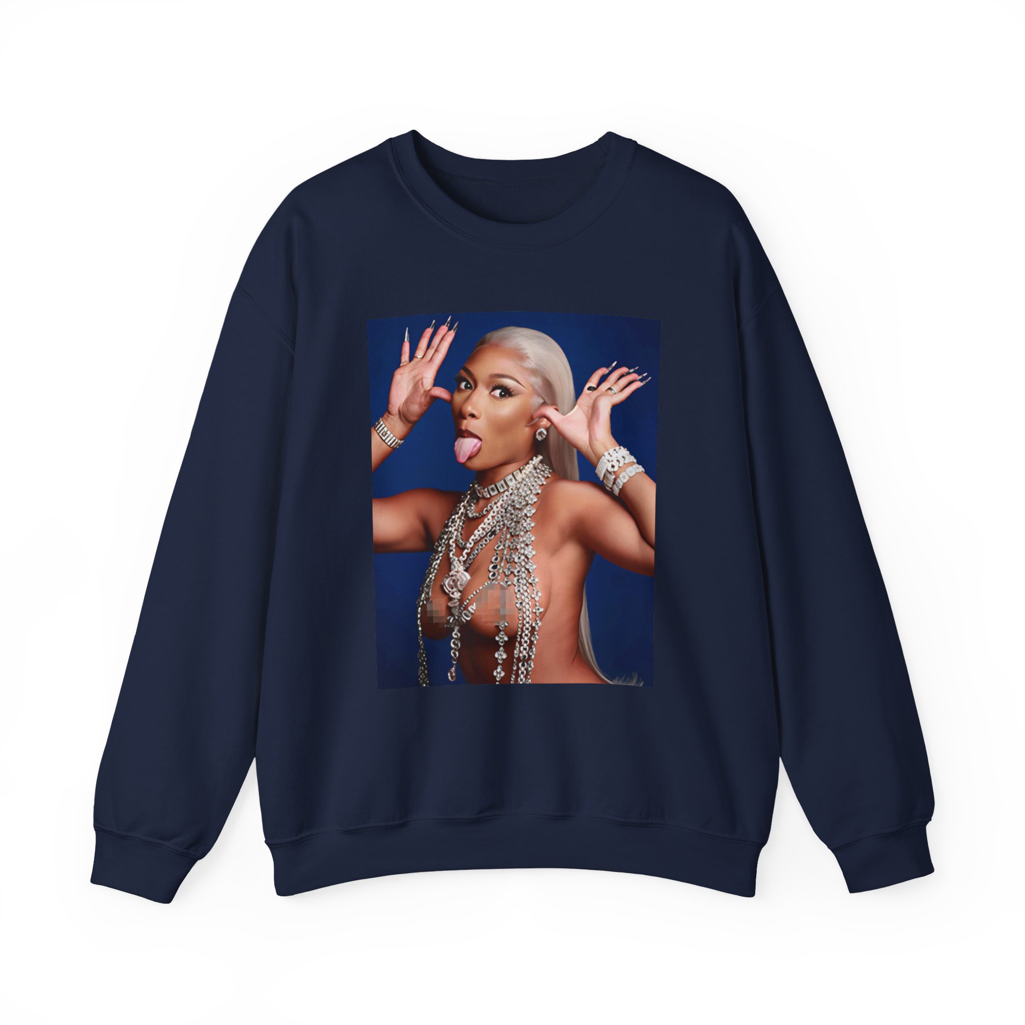 Megan Thee Stallion Hiss Tina Snow Unisex Heavy Blend™ Crewneck Sweatshirt - Image 21