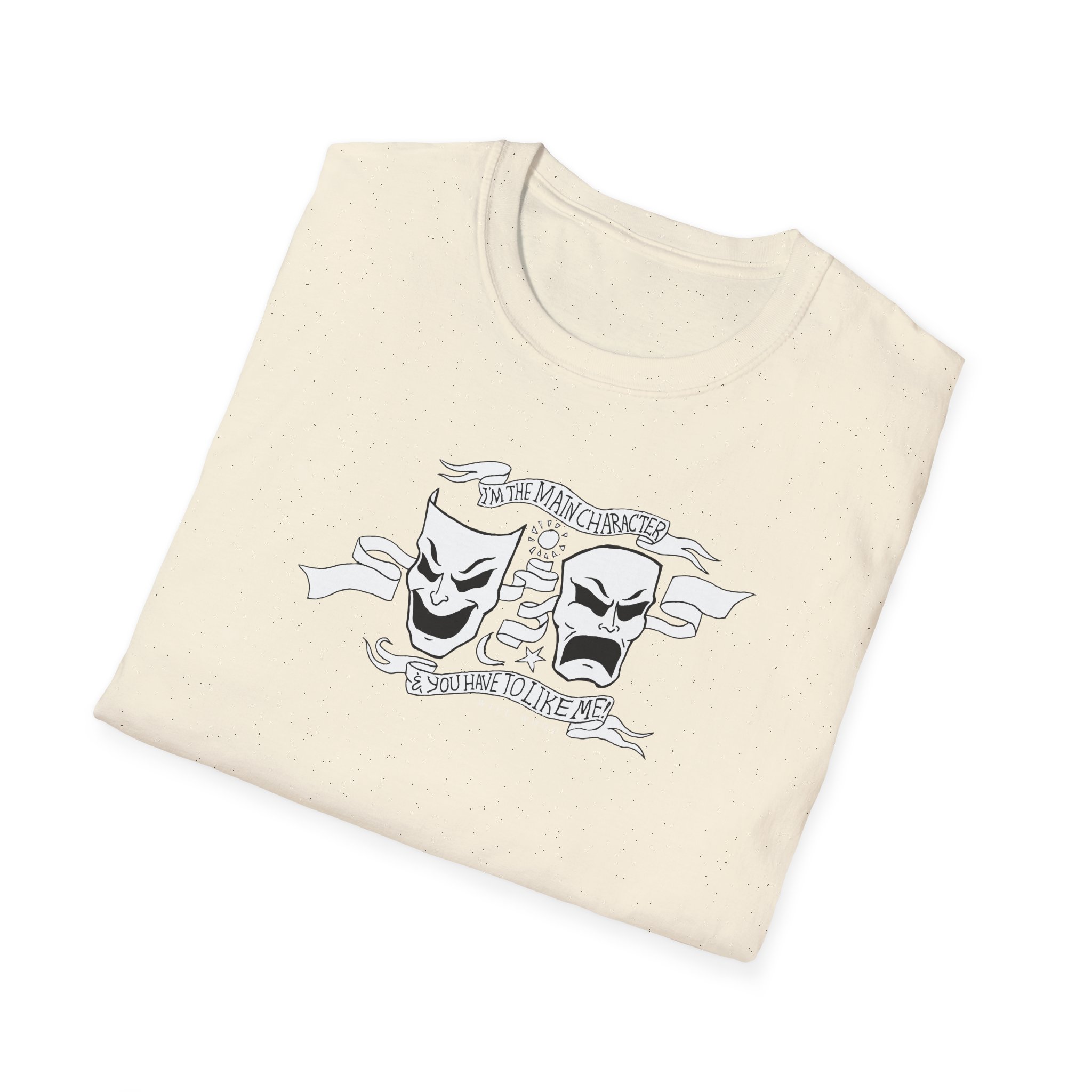 Will Wood the Main Character Unisex Softstyle T-Shirt - Image 14