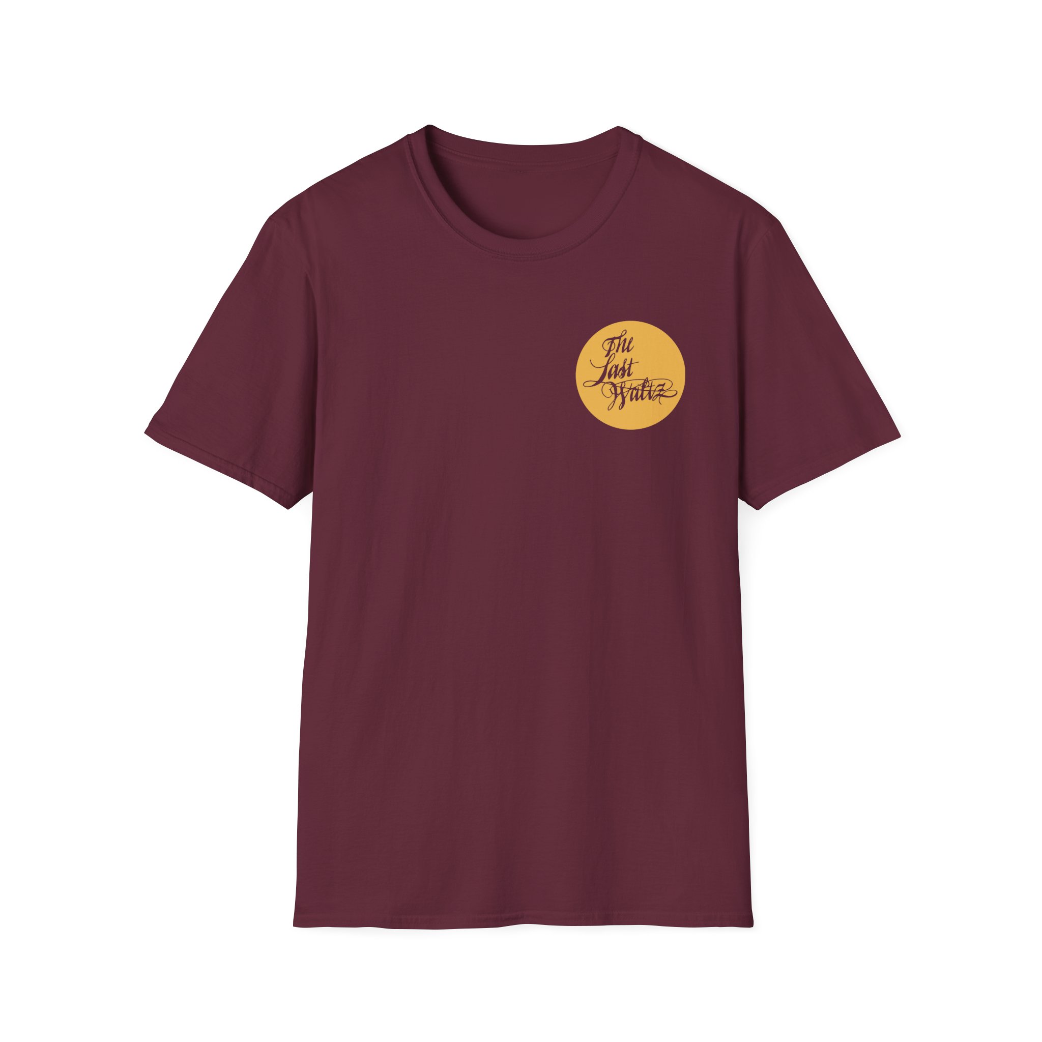 The Band the Last Waltz Pin Unisex Softstyle T-Shirt - Image 5