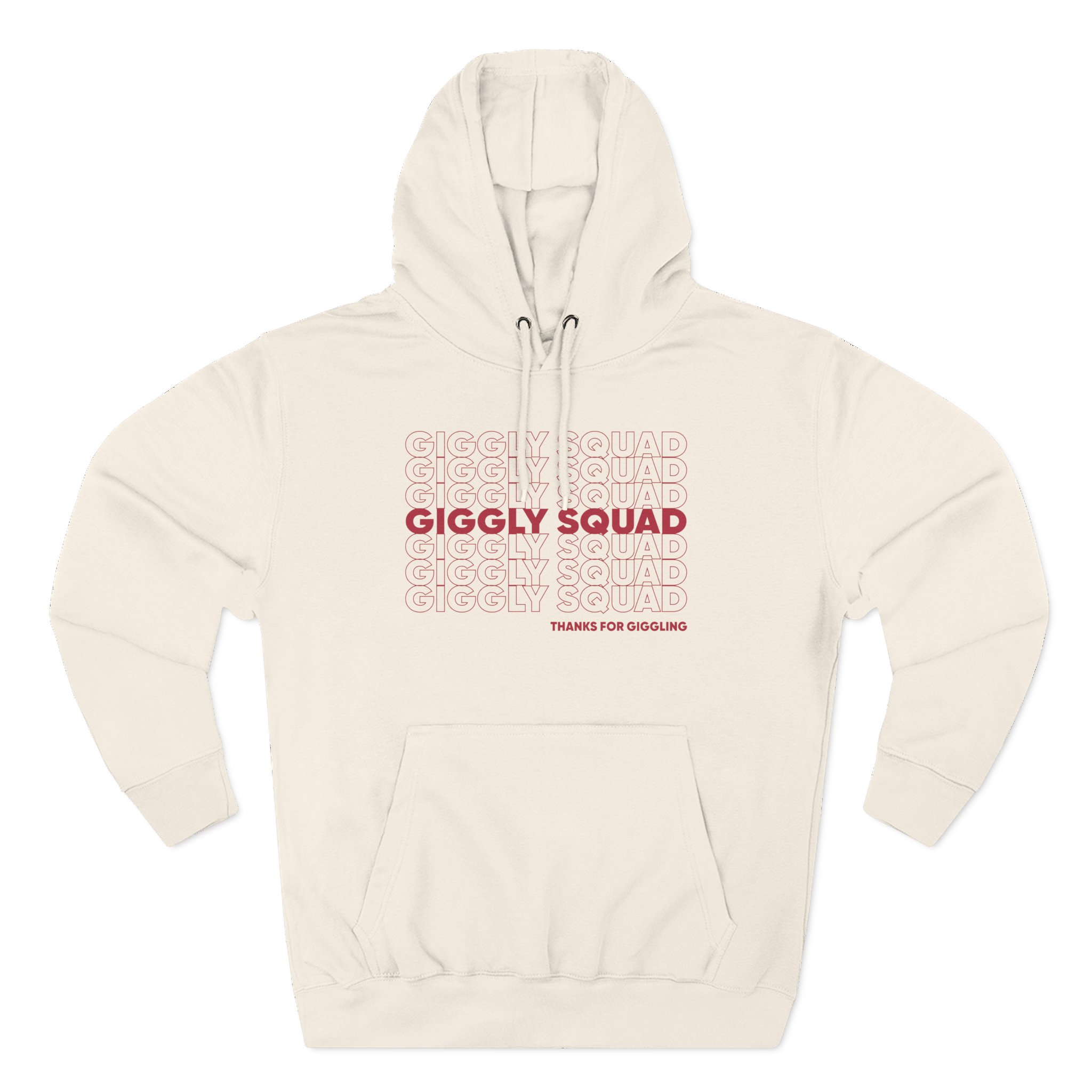 Giggly Squad Thank You for Giggling 2024-2025 Three-Panel Fleece Hoodie - Image 3