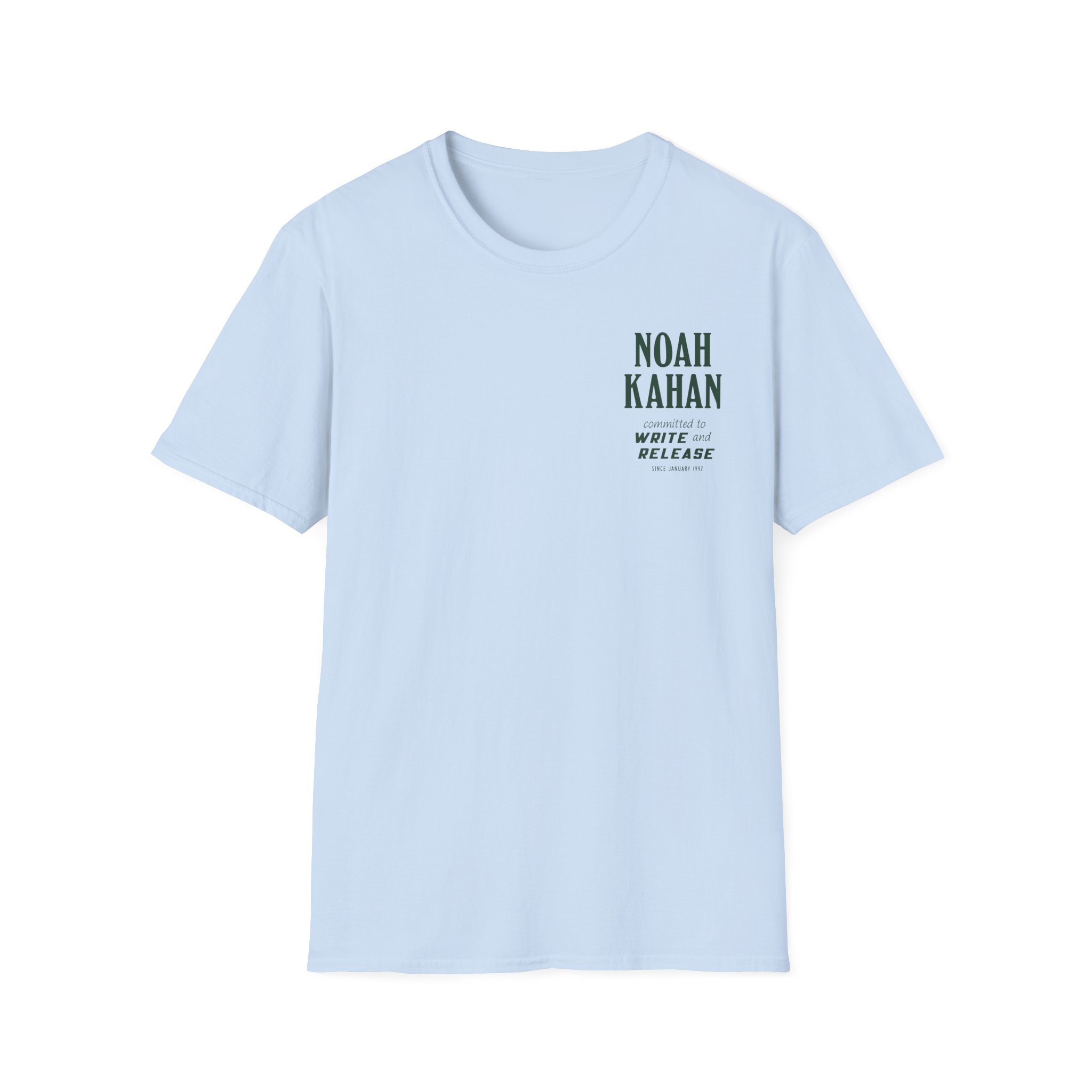 Noah Kahan Write & Release Unisex Softstyle T-Shirt - Image 11
