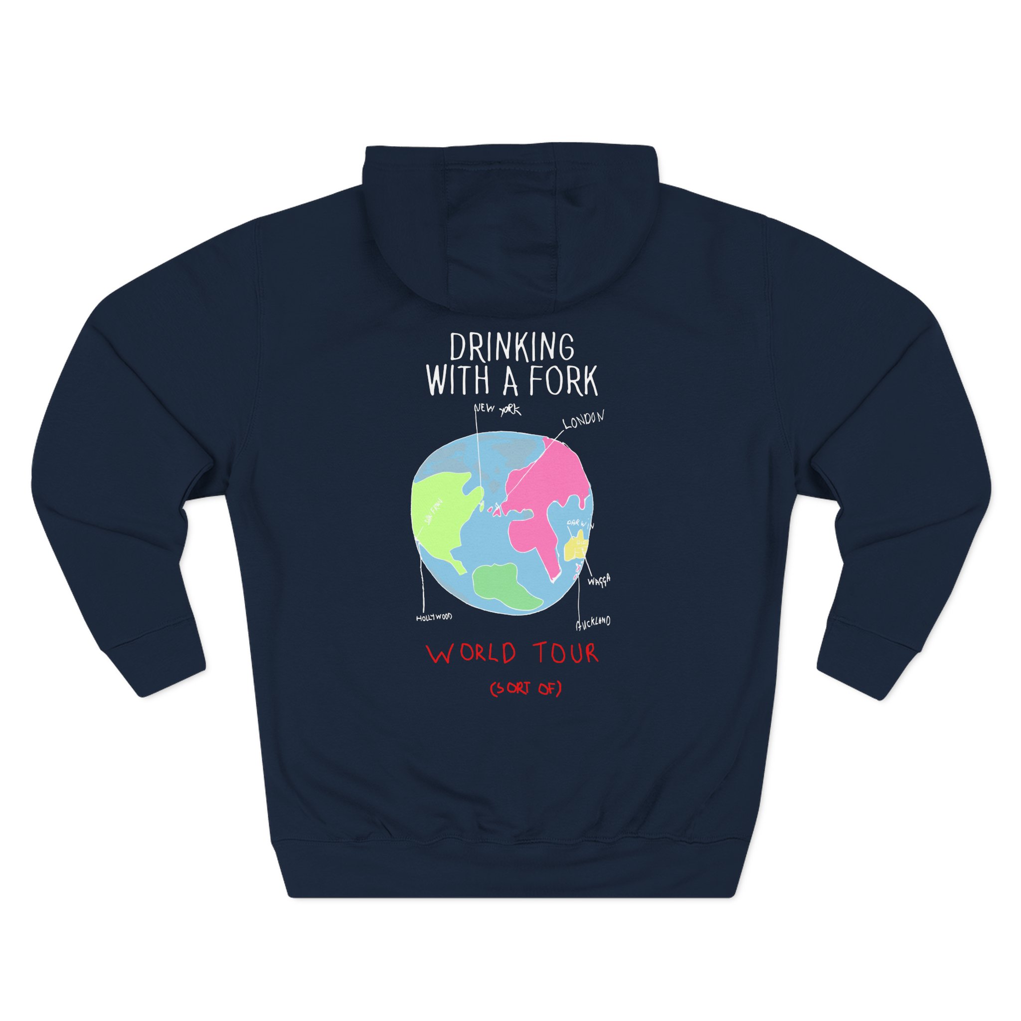 Carl Barron 2018 Black Tour Three-Panel Fleece Hoodie - Image 10