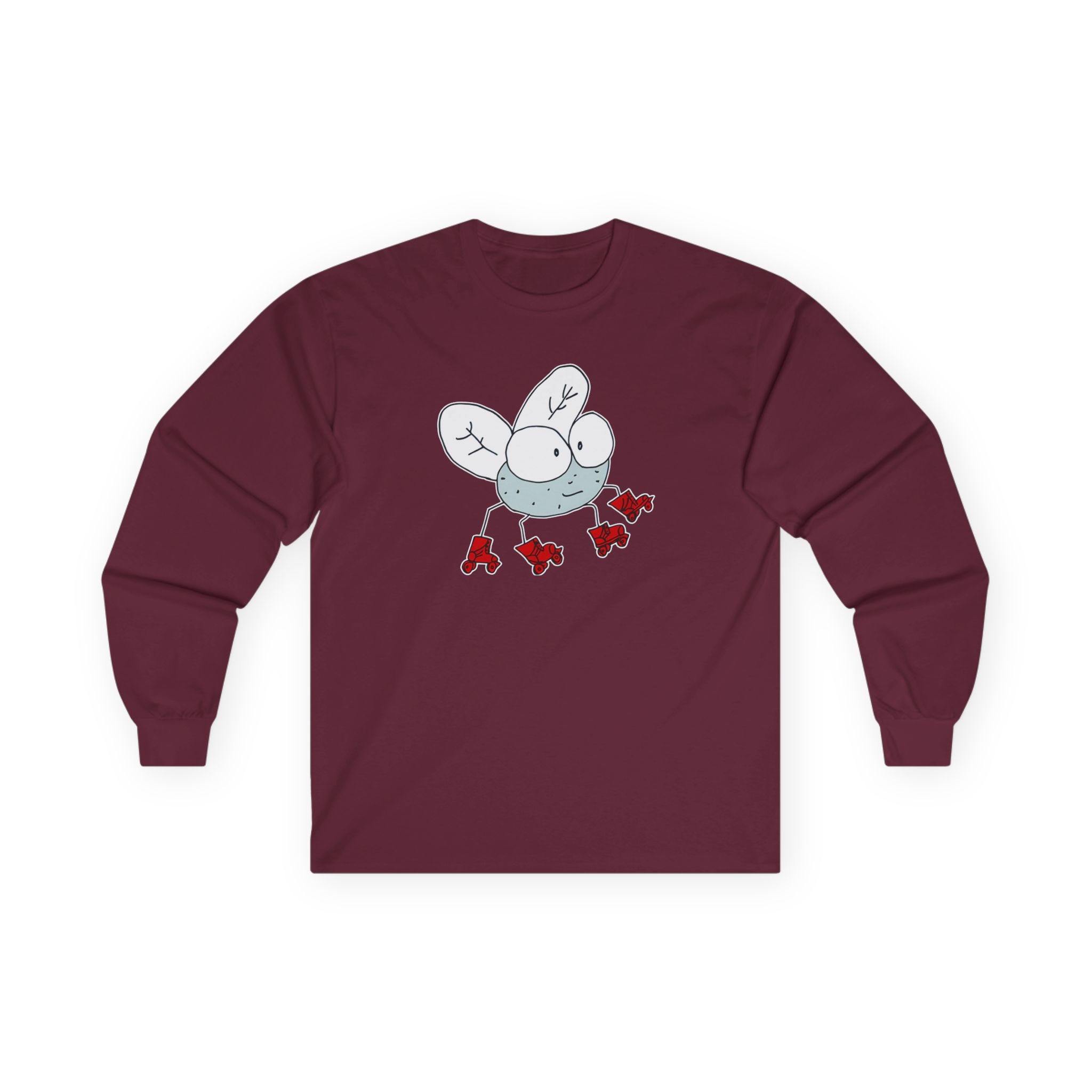 Carl Barron Skating Flies Unisex Ultra Cotton Long Sleeve Tee - Image 3