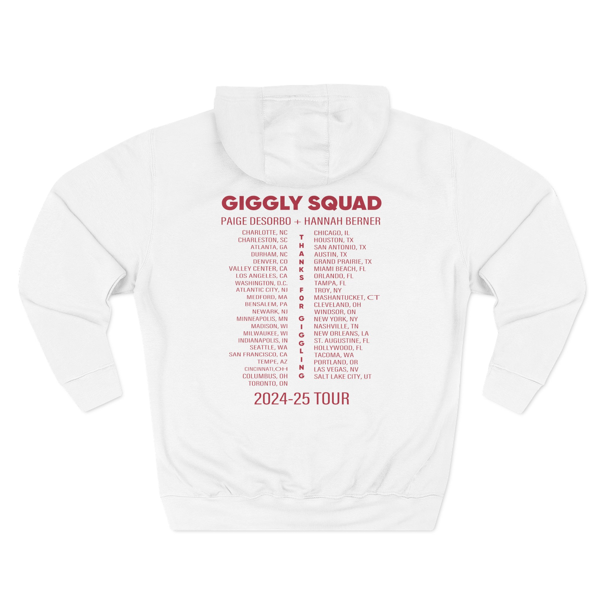 Giggly Squad Thank You for Giggling 2024-2025 Three-Panel Fleece Hoodie - Image 2