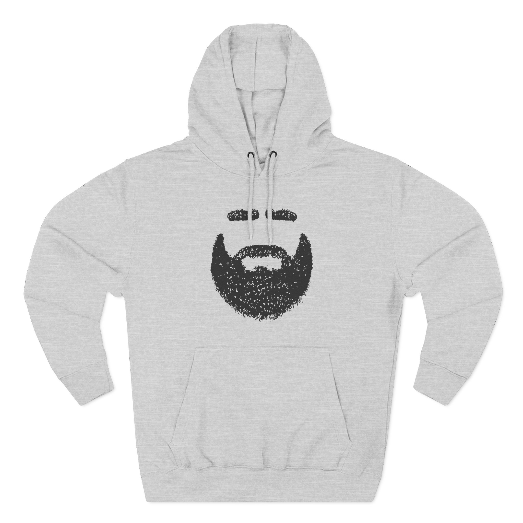 New Heights Jason Kelce Beard Three-Panel Fleece Hoodie