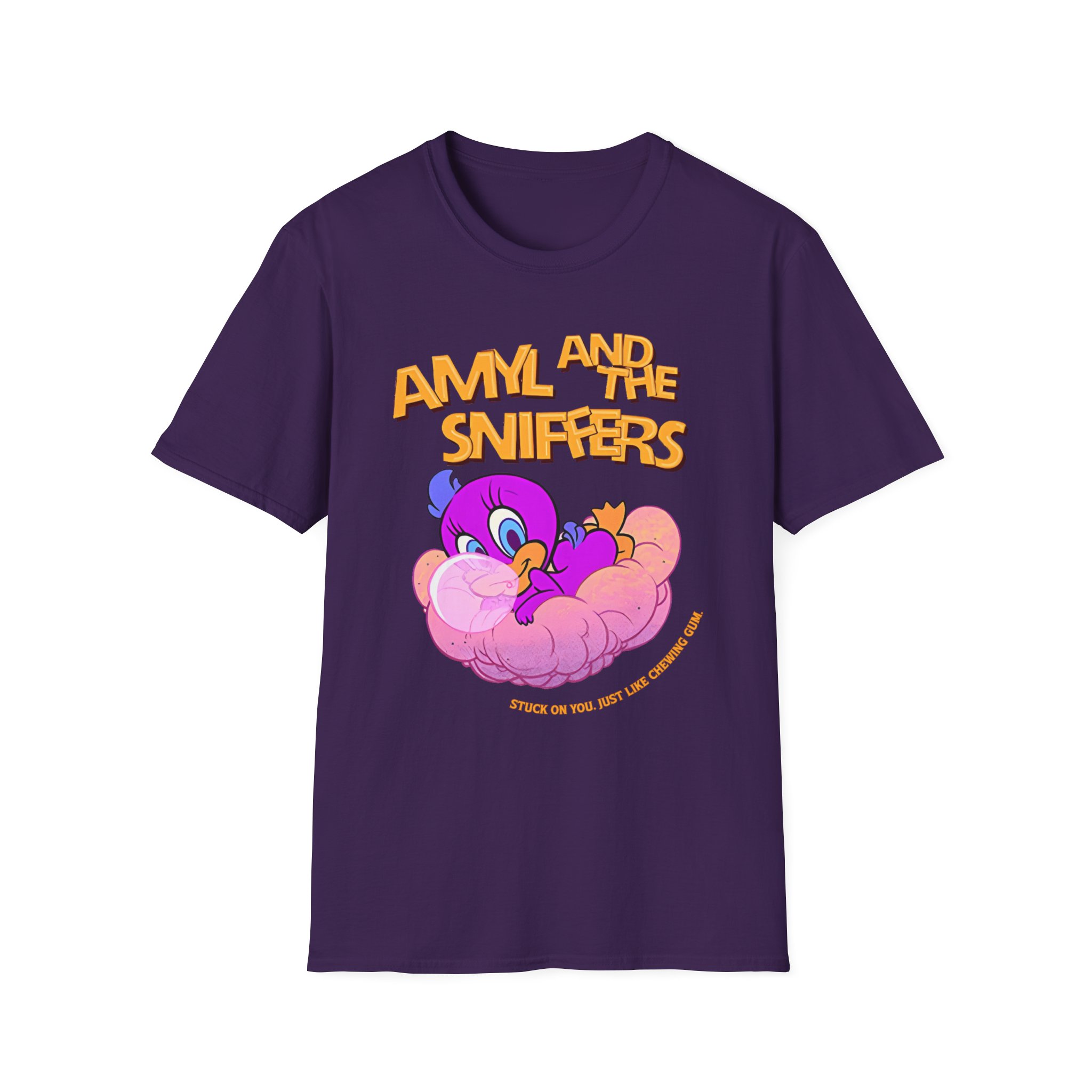 Amyl and the Sniffers Stuck On You Baby Unisex Softstyle T-Shirt - Image 25