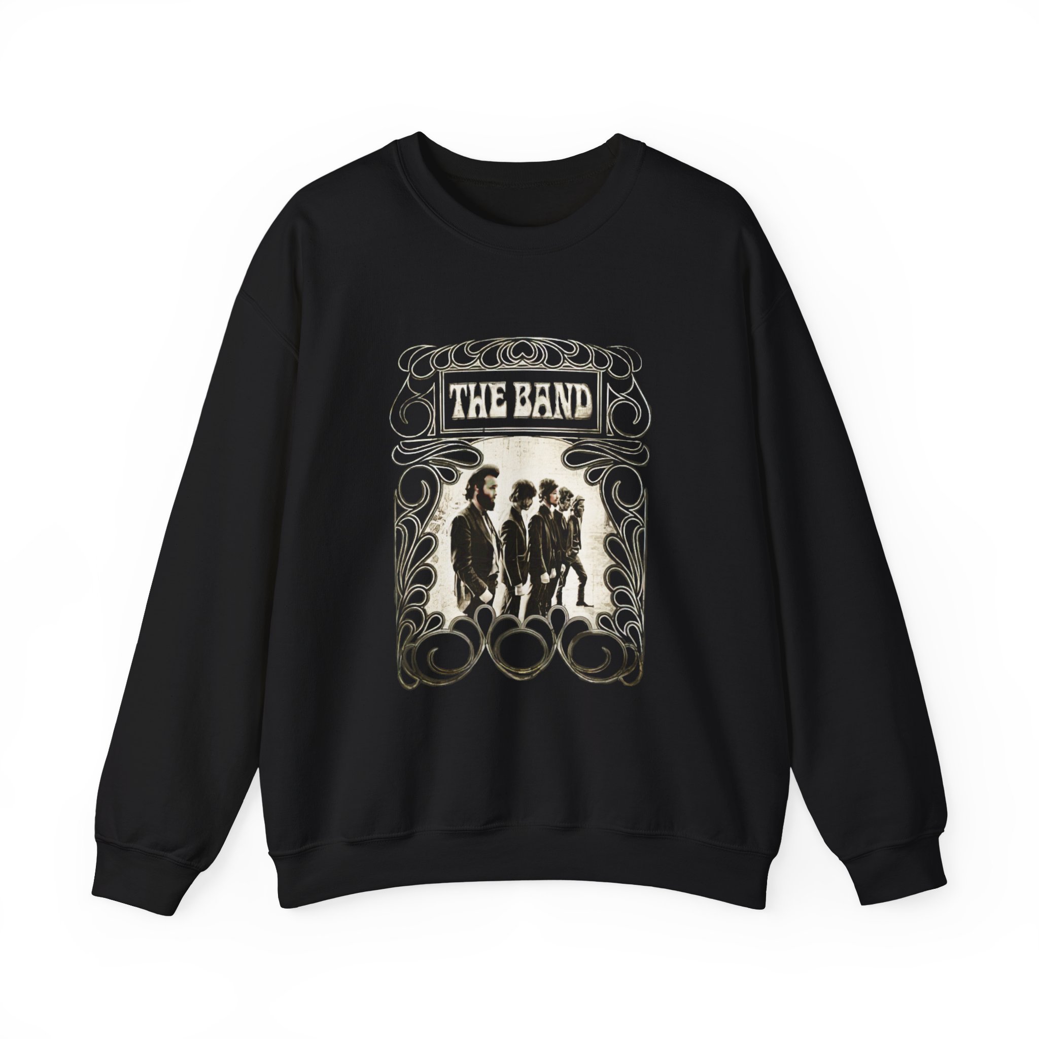 The Band Vintage Filagree Unisex Heavy Blend™ Crewneck Sweatshirt