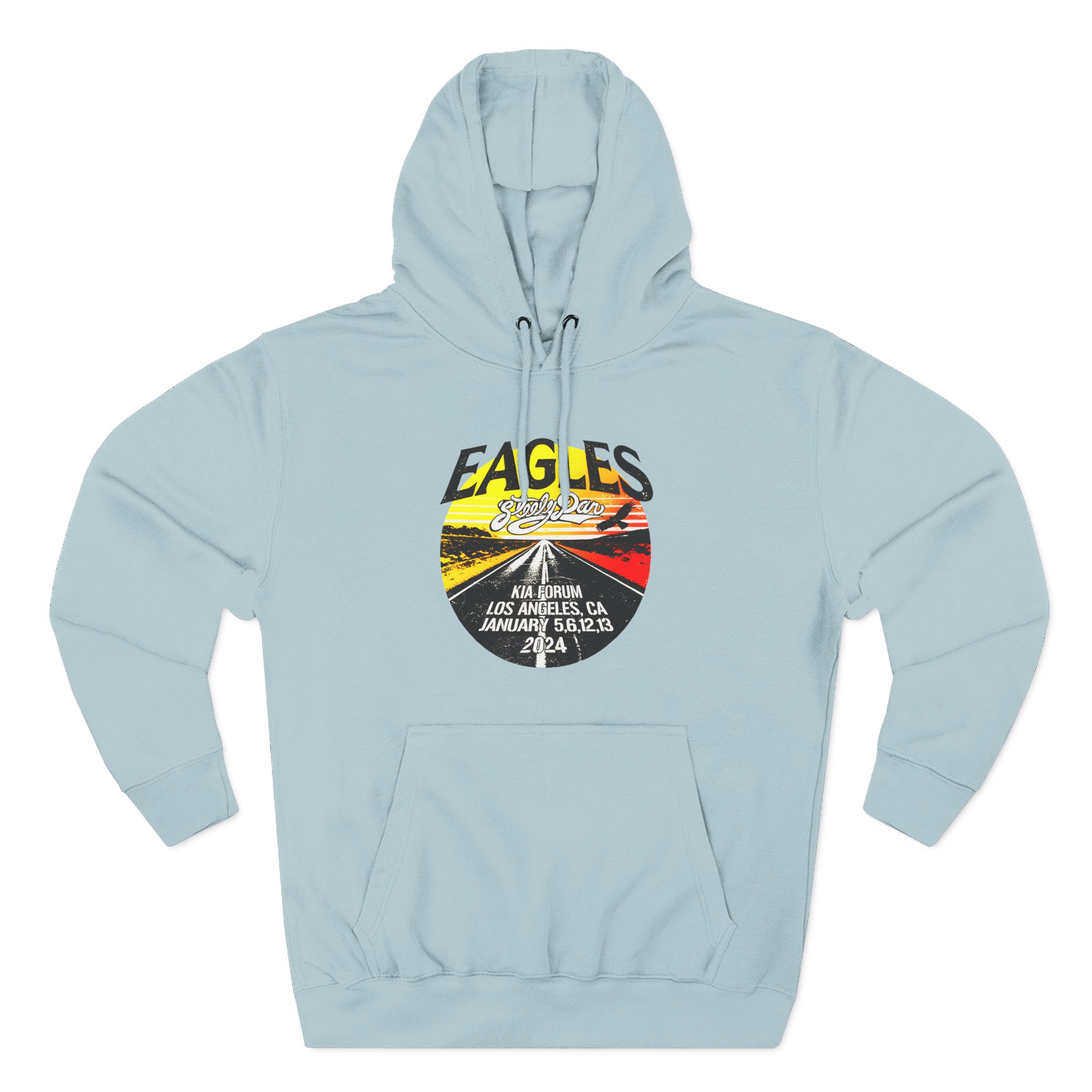 The Eagles The Long Goodbye 2024 Tour Los Angeles Three-Panel Fleece Hoodie - Image 11