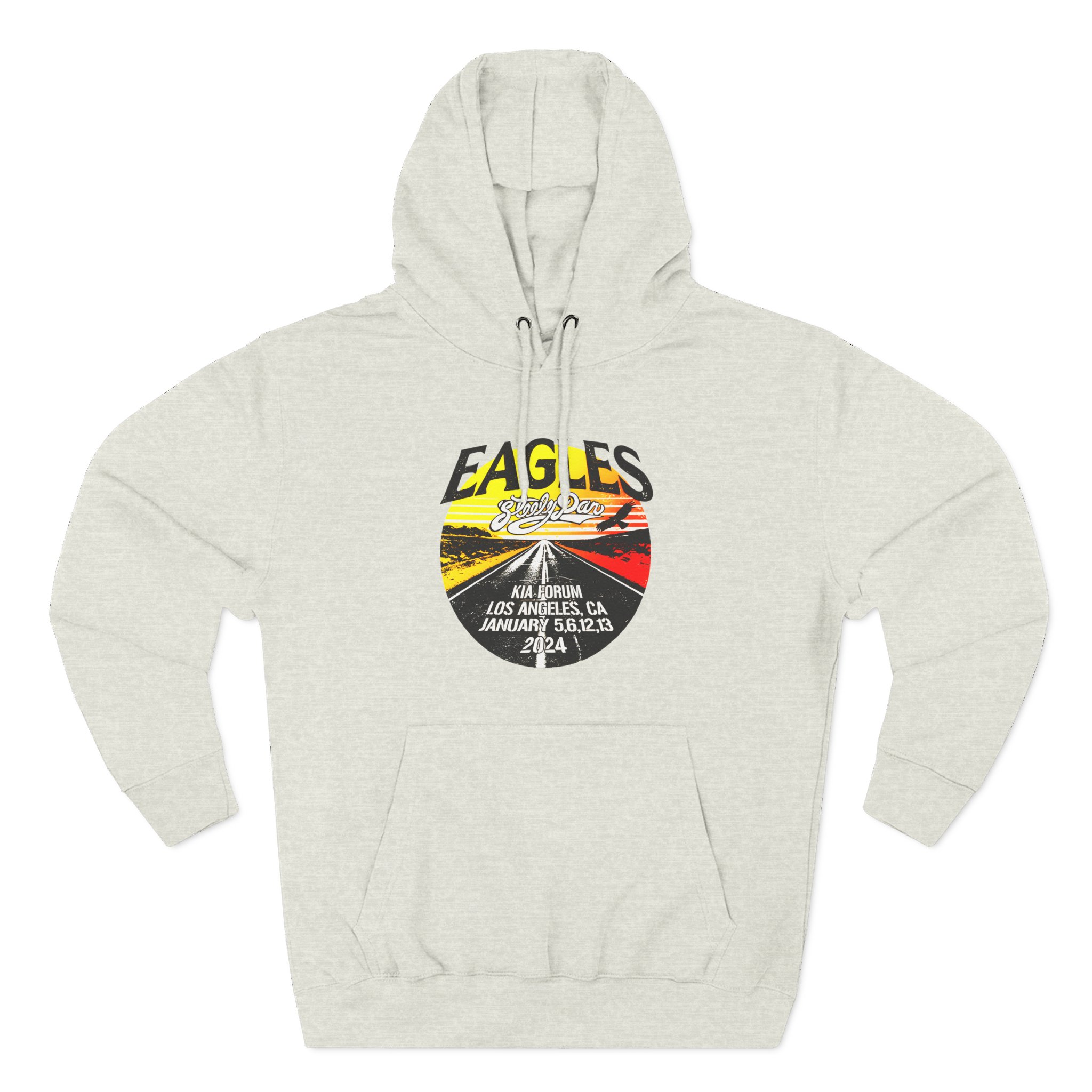 The Eagles The Long Goodbye 2024 Tour Los Angeles Three-Panel Fleece Hoodie - Image 9