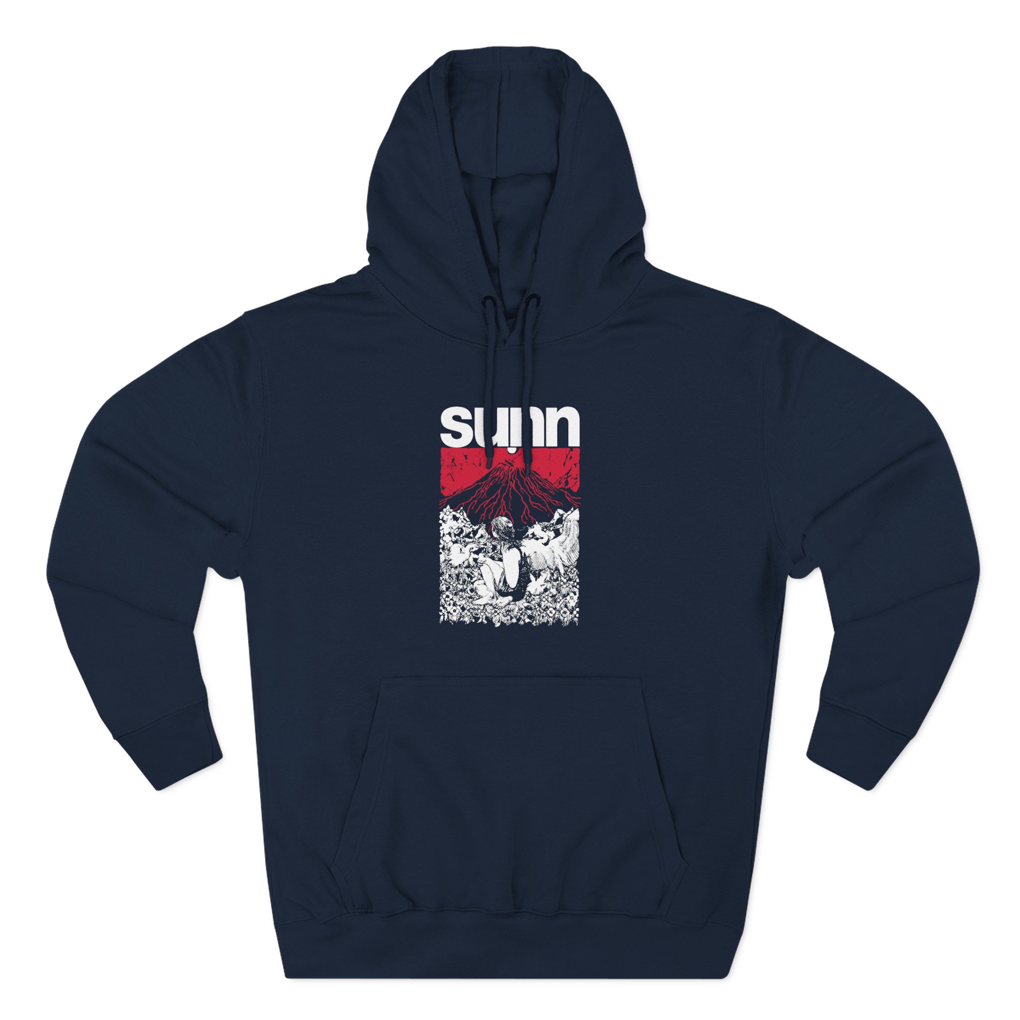 Sunn O Caroline Harrison Volcano Three-Panel Fleece Hoodie - Image 9