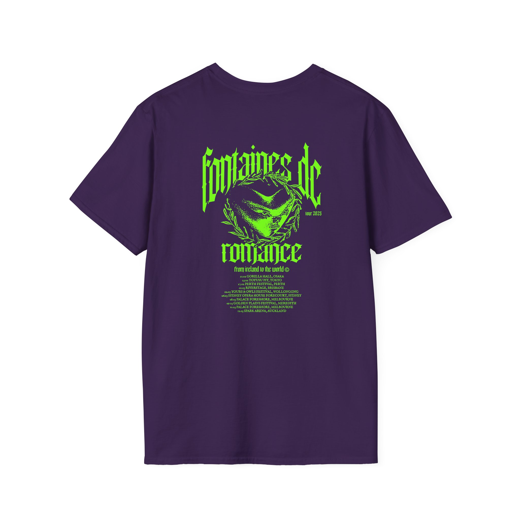 Fontaines D.C. Tour Unisex Softstyle T-Shirt - Image 20
