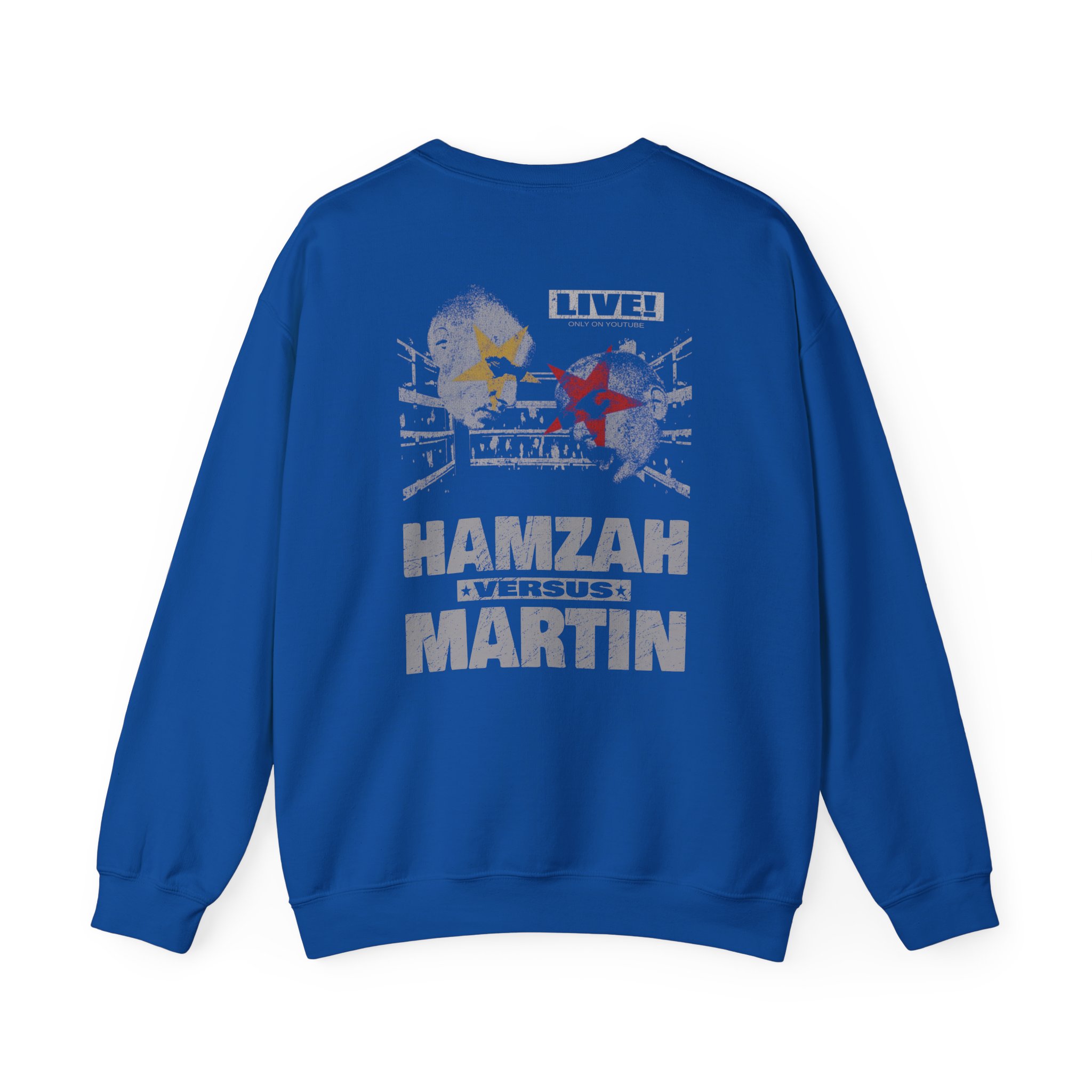Slushy Noobz Hamzah Versus Martin Unisex Heavy Blend™ Crewneck Sweatshirt - Image 10