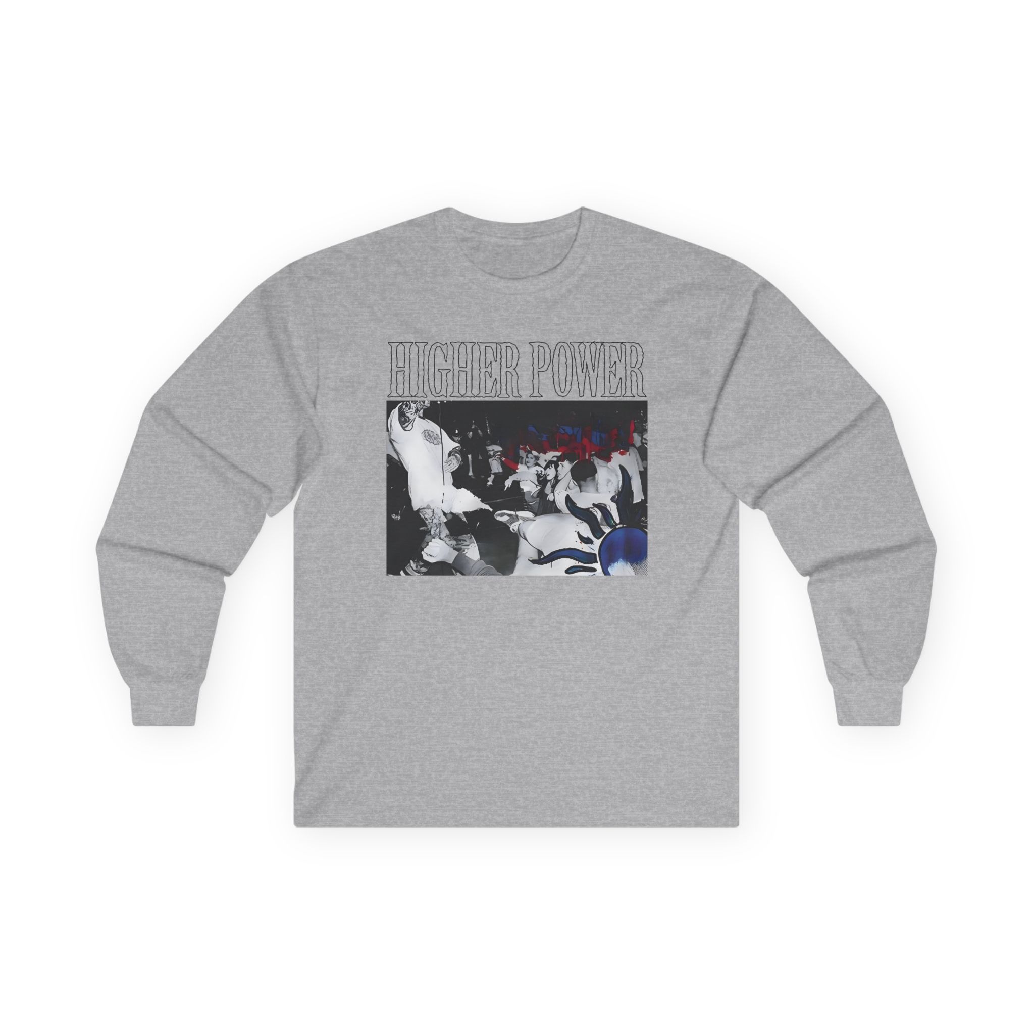 Higher Power Painted Photo Unisex Ultra Cotton Long Sleeve Tee - Image 5