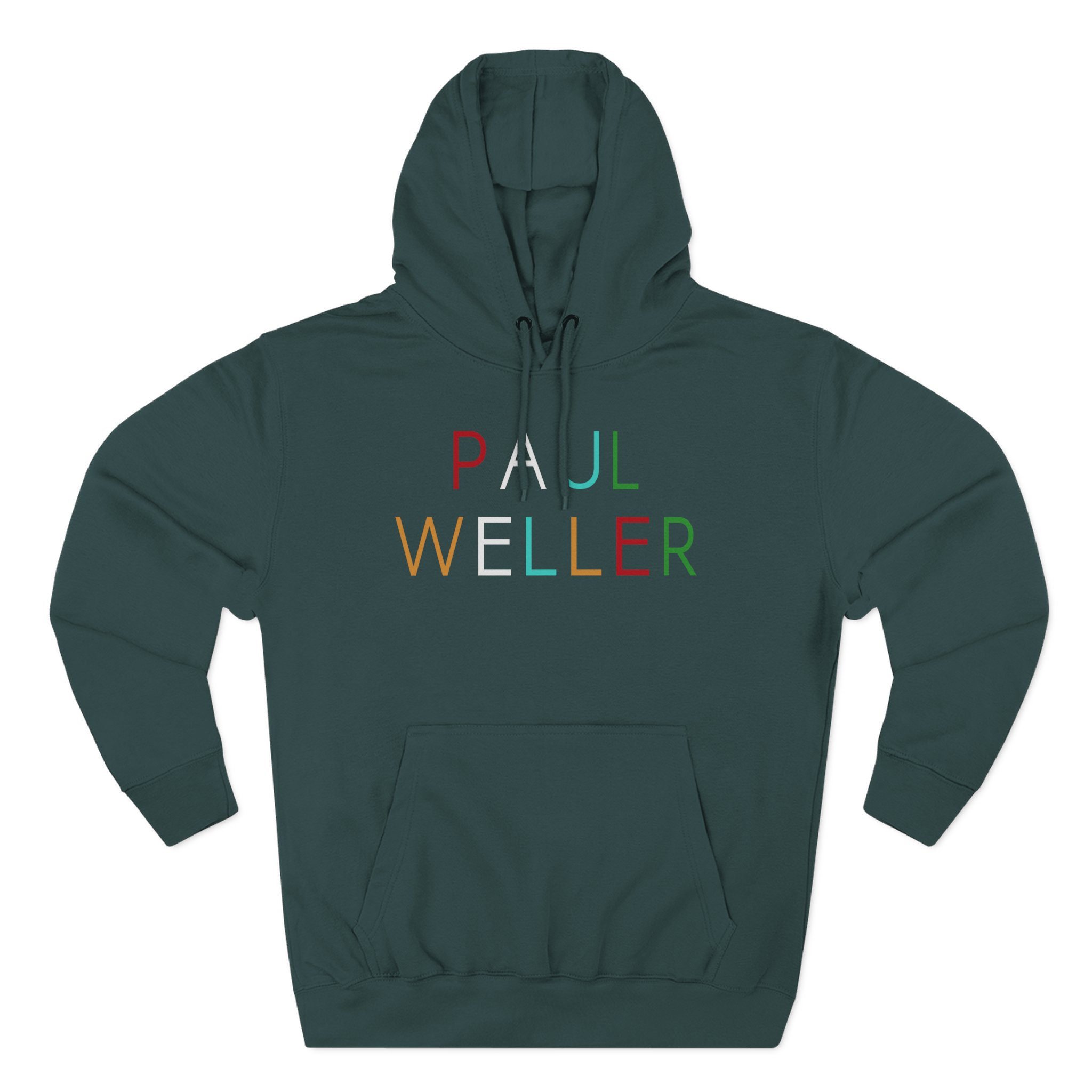 PW Multicolour Logo Three-Panel Fleece Hoodie - Image 5