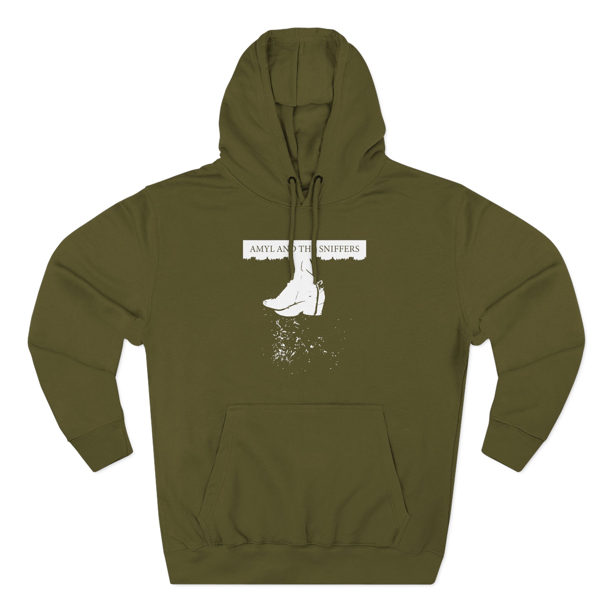 Amyl and the Sniffers Three-Panel Fleece Hoodie - Image 5