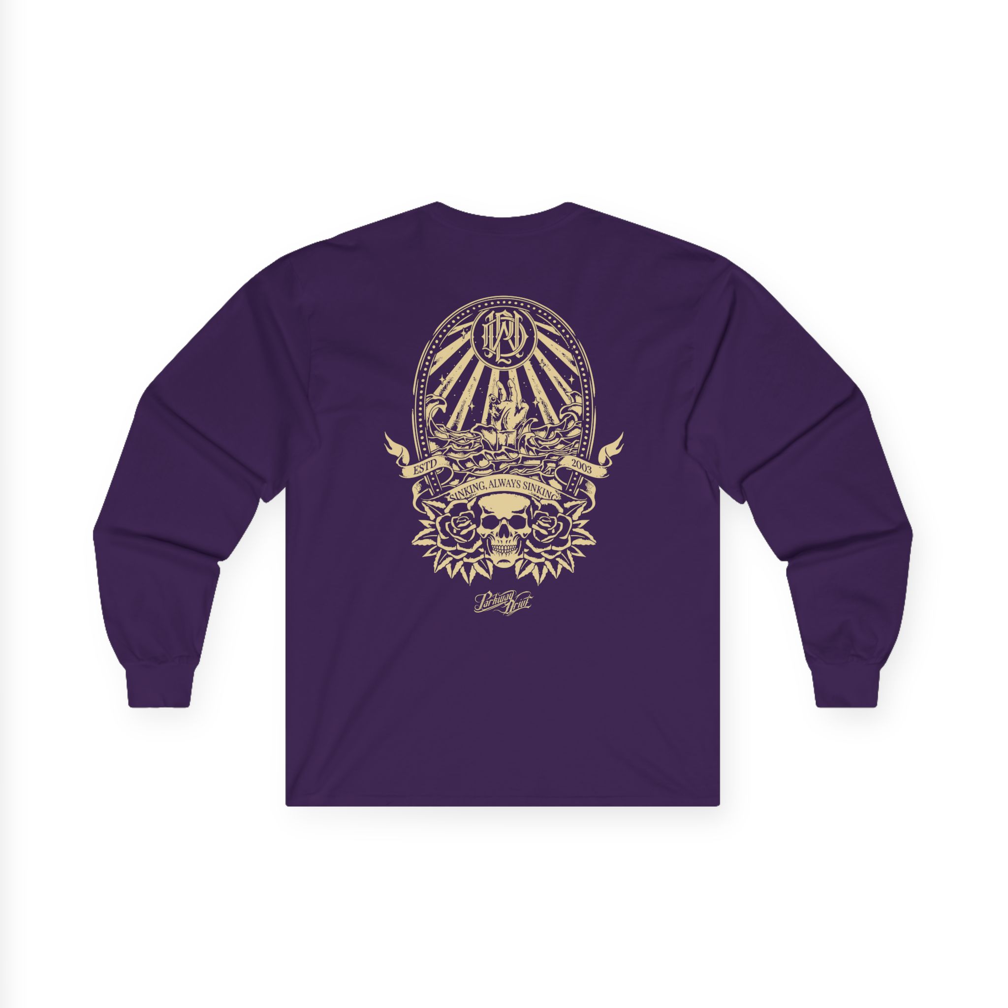 Parkway Drive Sinking Hand Unisex Ultra Cotton Long Sleeve Tee - Image 14