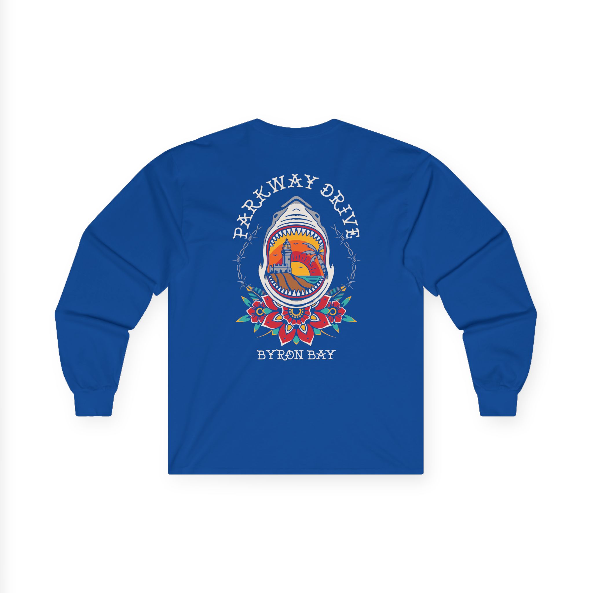 Parkway Drive Byron-shark Unisex Ultra Cotton Long Sleeve Tee - Image 12
