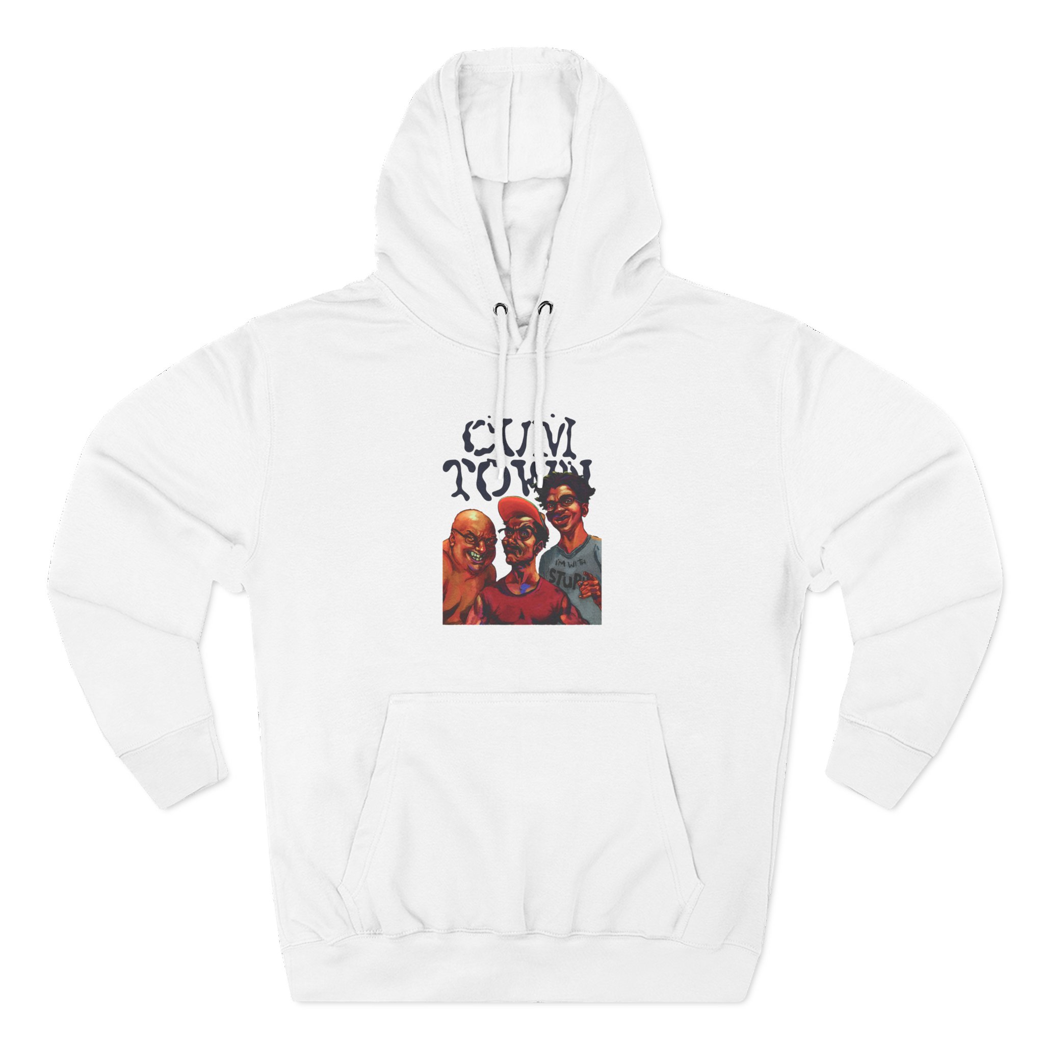 Cum Town Three-Panel Fleece Hoodie