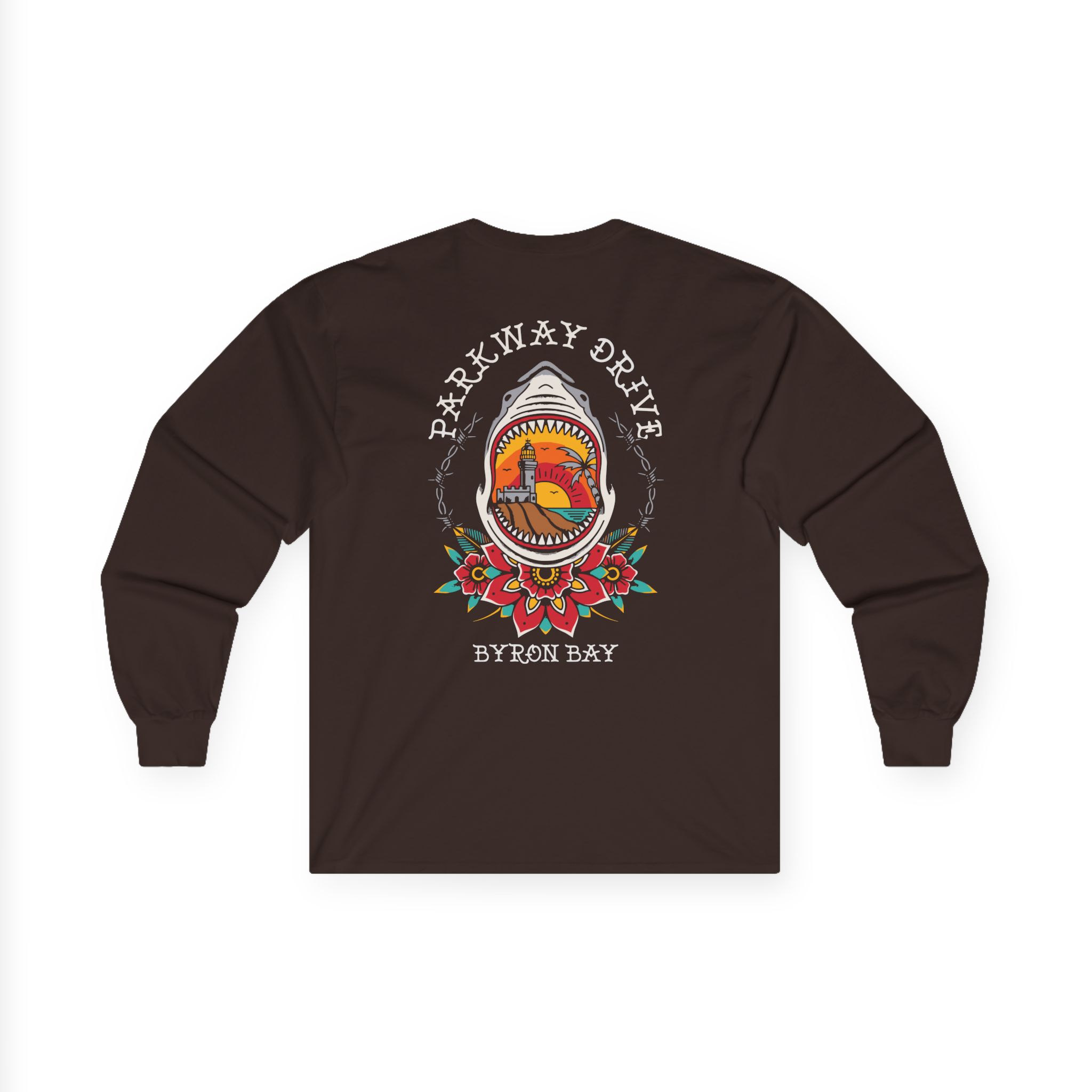 Parkway Drive Byron-shark Unisex Ultra Cotton Long Sleeve Tee - Image 6