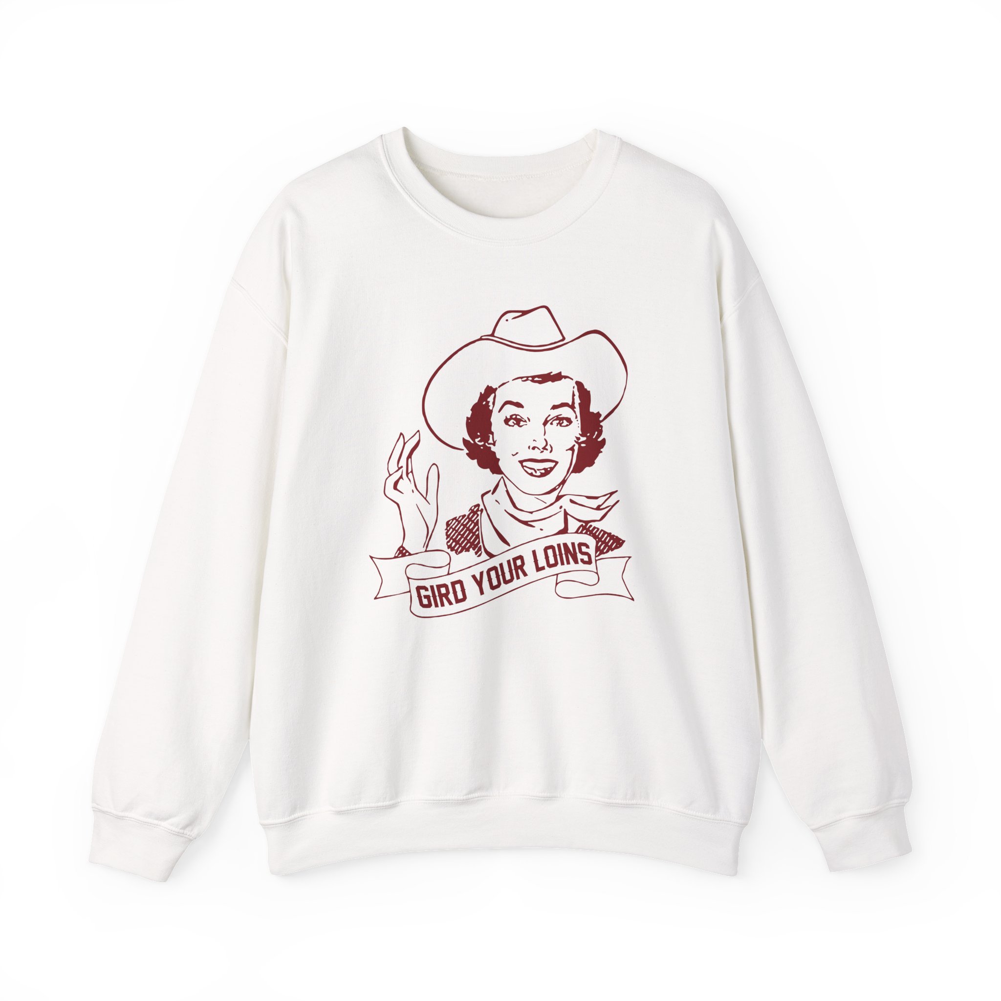 Giggly Squad Gird Your Loins Unisex Heavy Blend™ Crewneck Sweatshirt