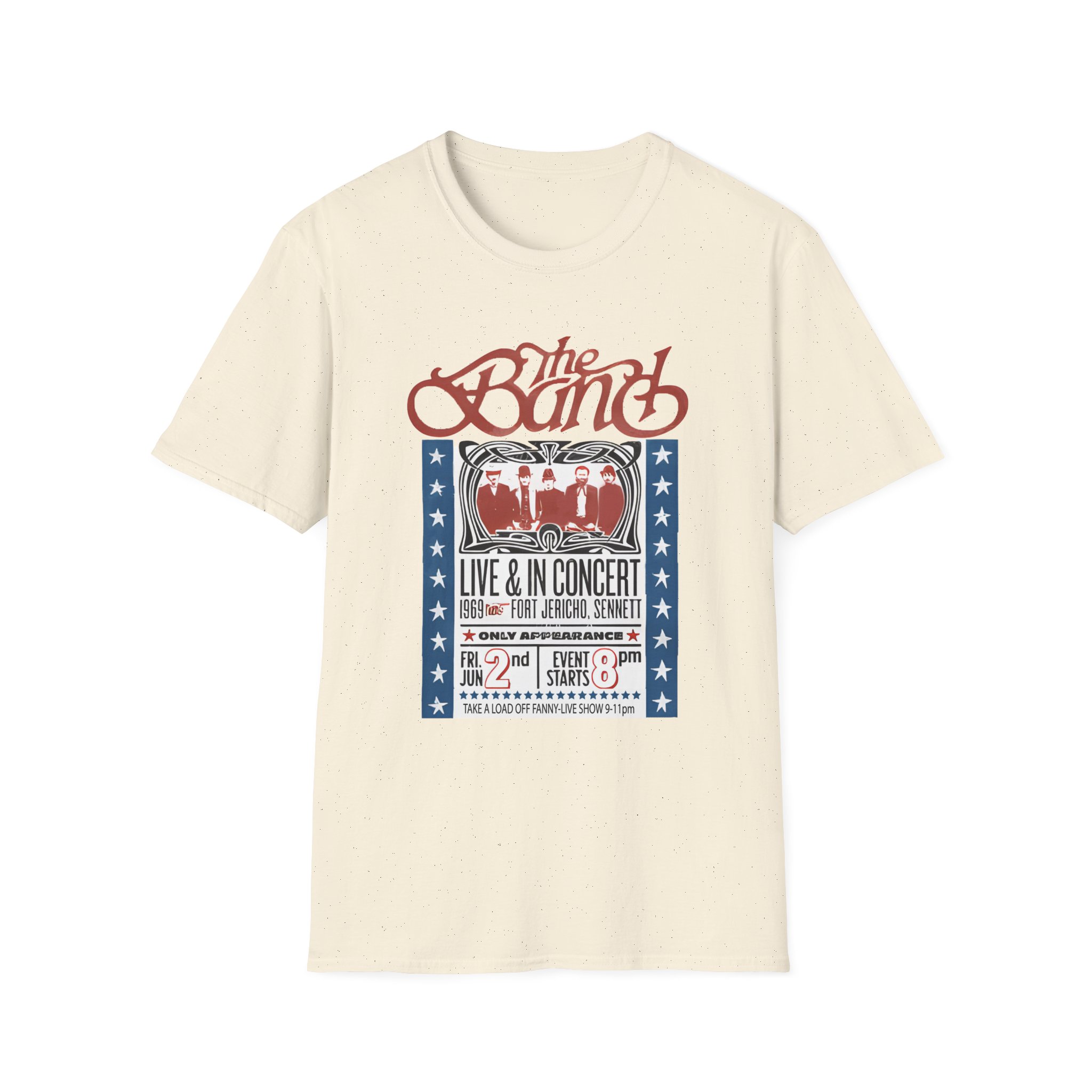 The Band Live in Concert Unisex Softstyle T-Shirt - Image 5