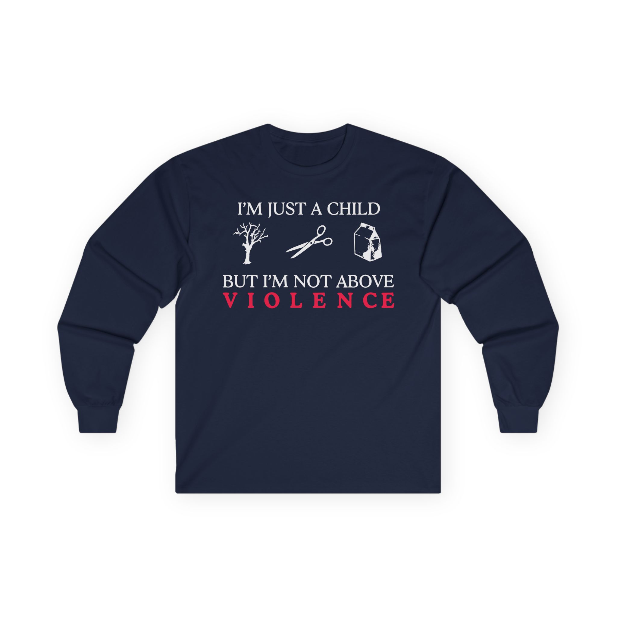 Ethel Cain Not Above Violence Unisex Ultra Cotton Long Sleeve Tee - Image 11