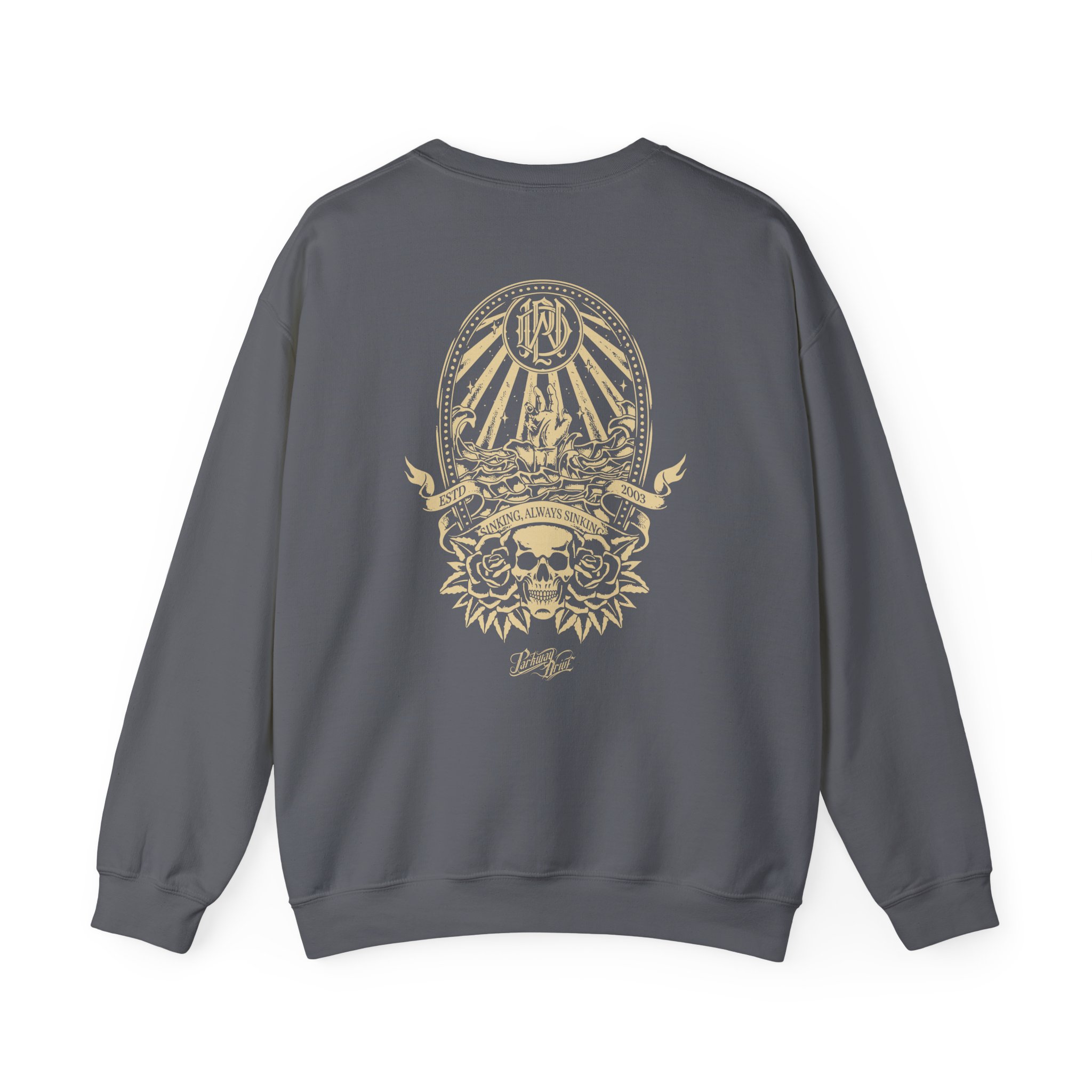 Parkway Drive Skull & Anchor Unisex Heavy Blend™ Crewneck Sweatshirt - Image 16