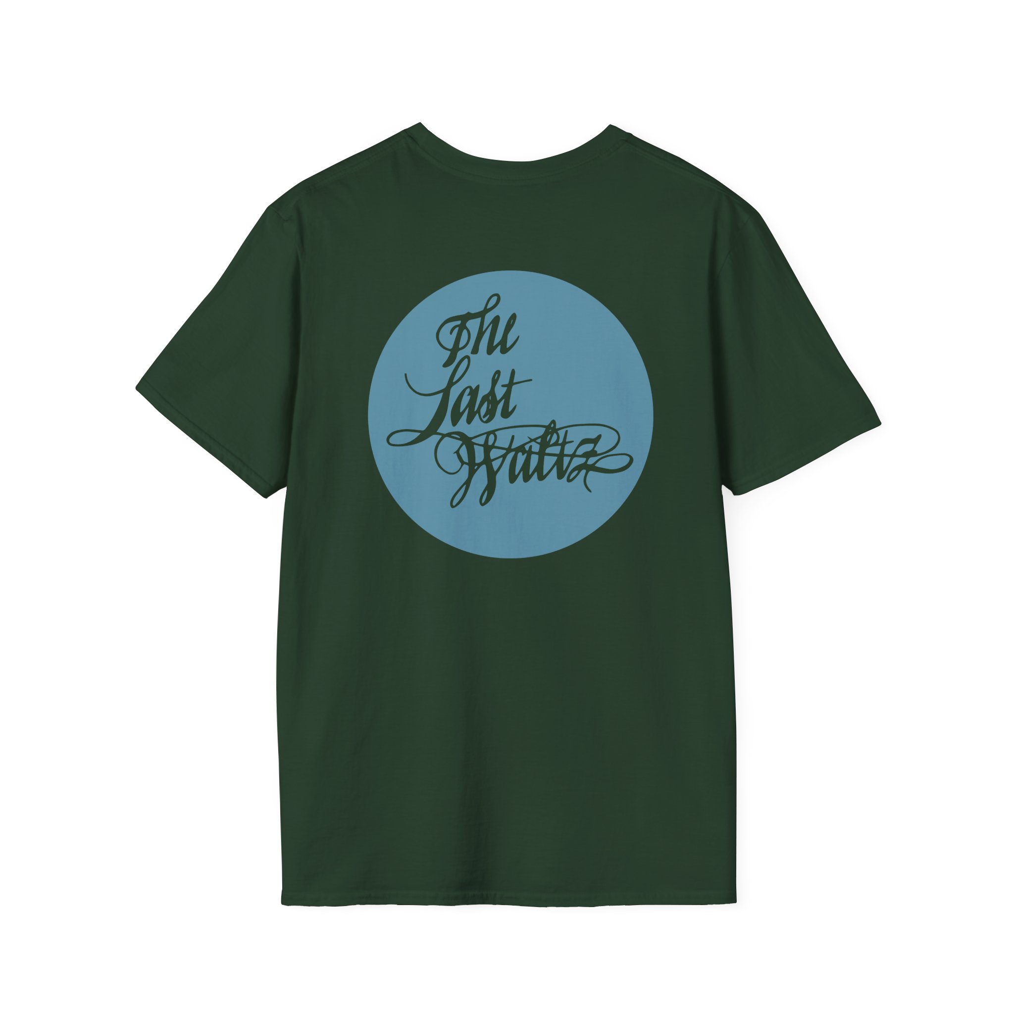 The Band the Last Waltz Pin Unisex Softstyle T-Shirt - Image 10