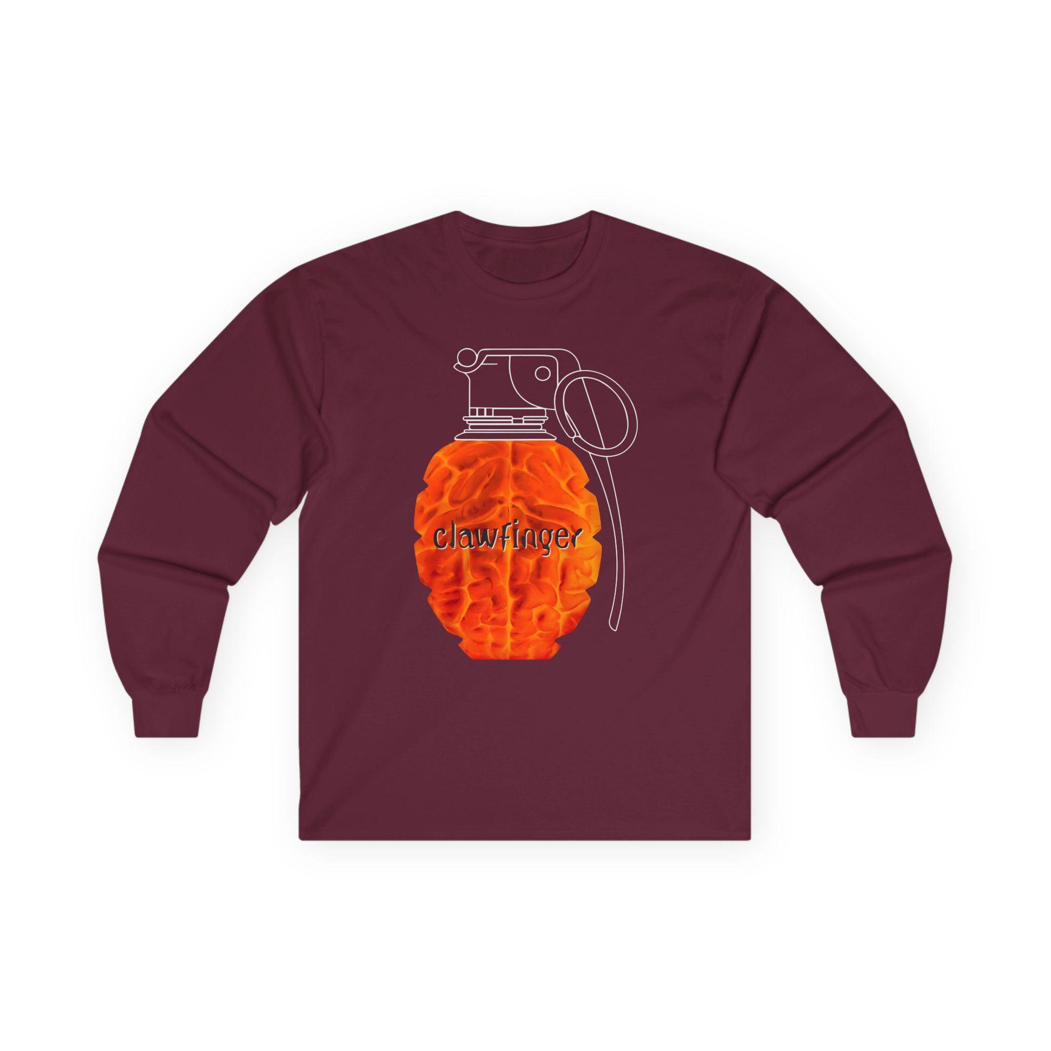 Clawfinger Use Your Brain Unisex Ultra Cotton Long Sleeve Tee - Image 3