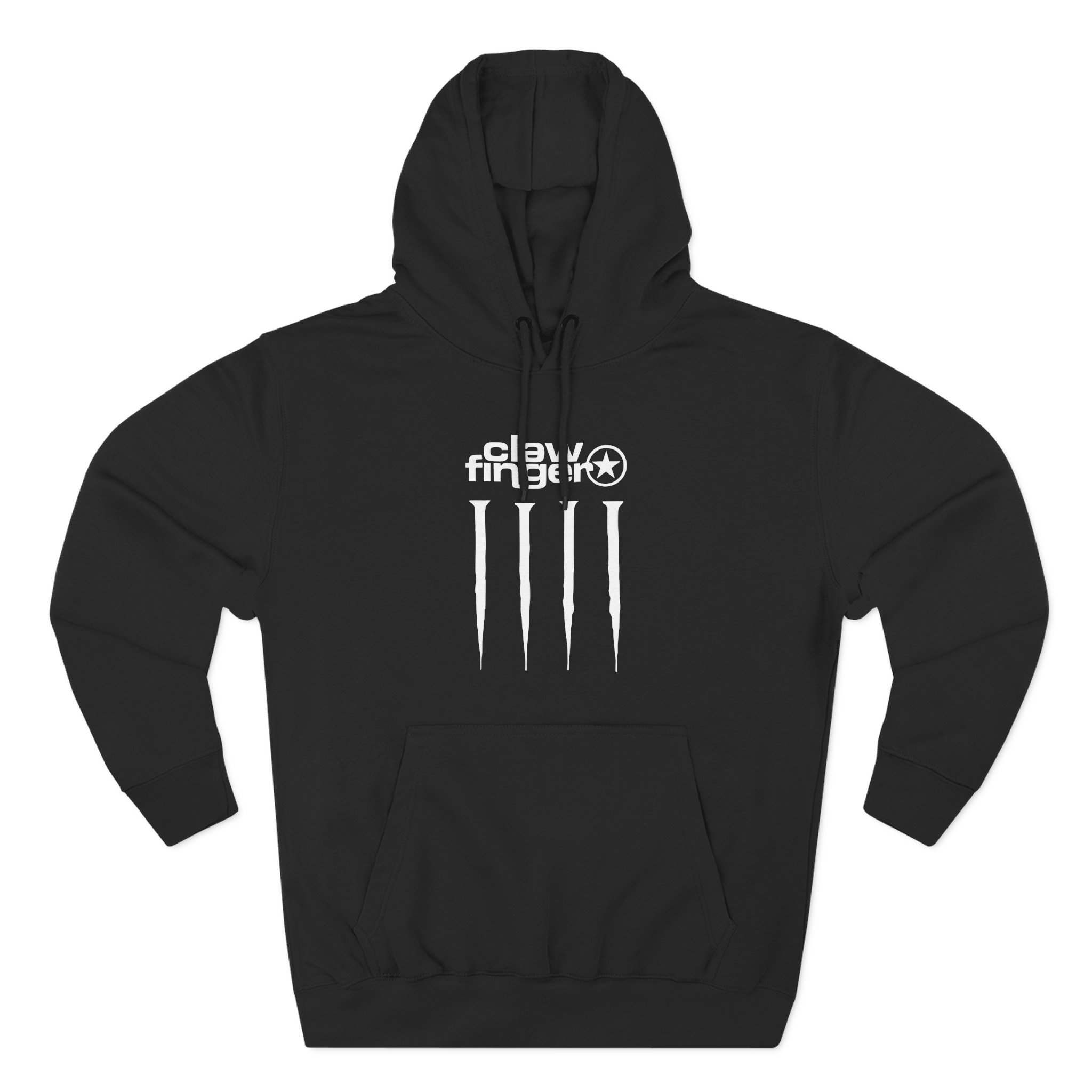 Clawfinger Three-Panel Fleece Hoodie