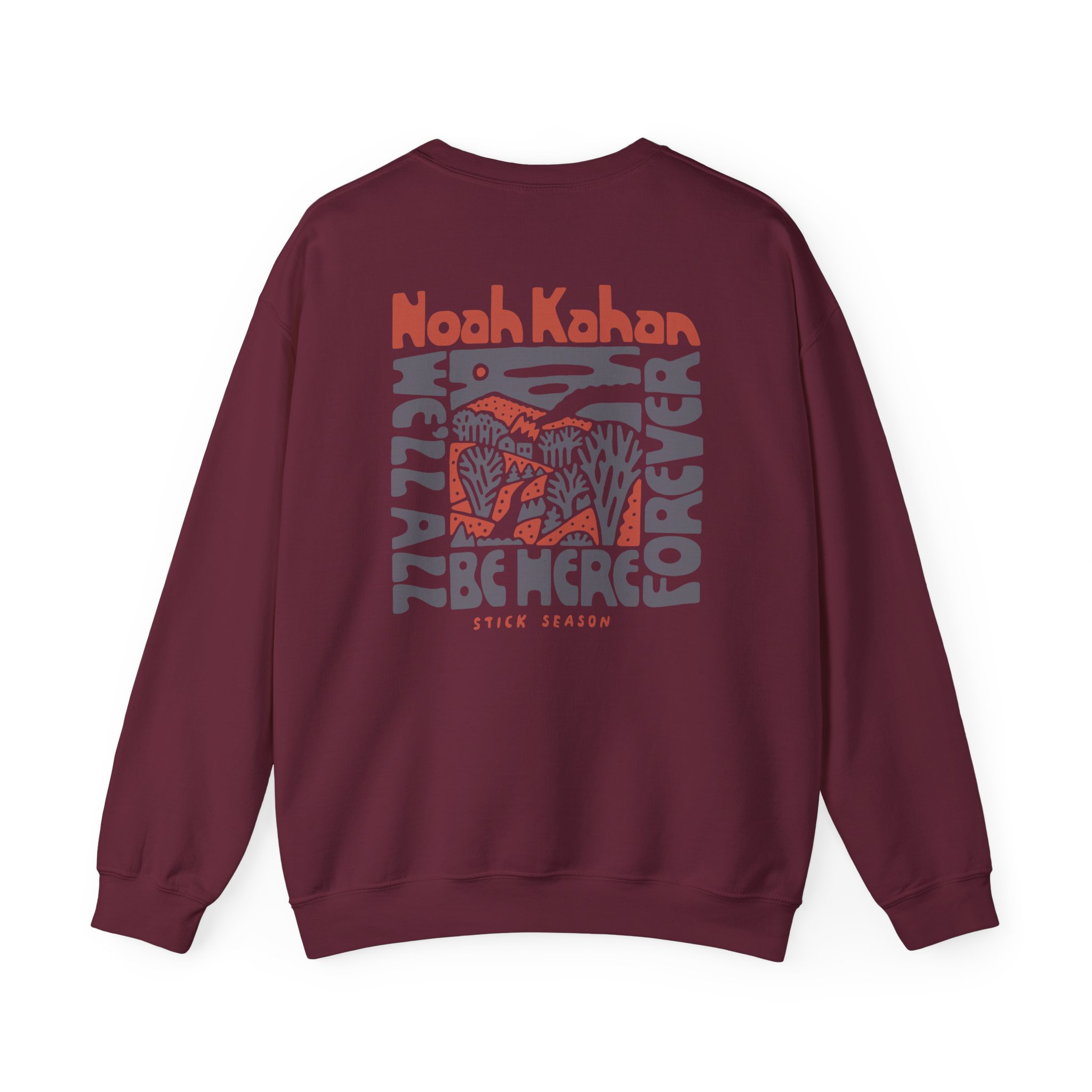 Noah Kahan the View Between Villages Unisex Heavy Blend™ Crewneck Sweatshirt - Image 4