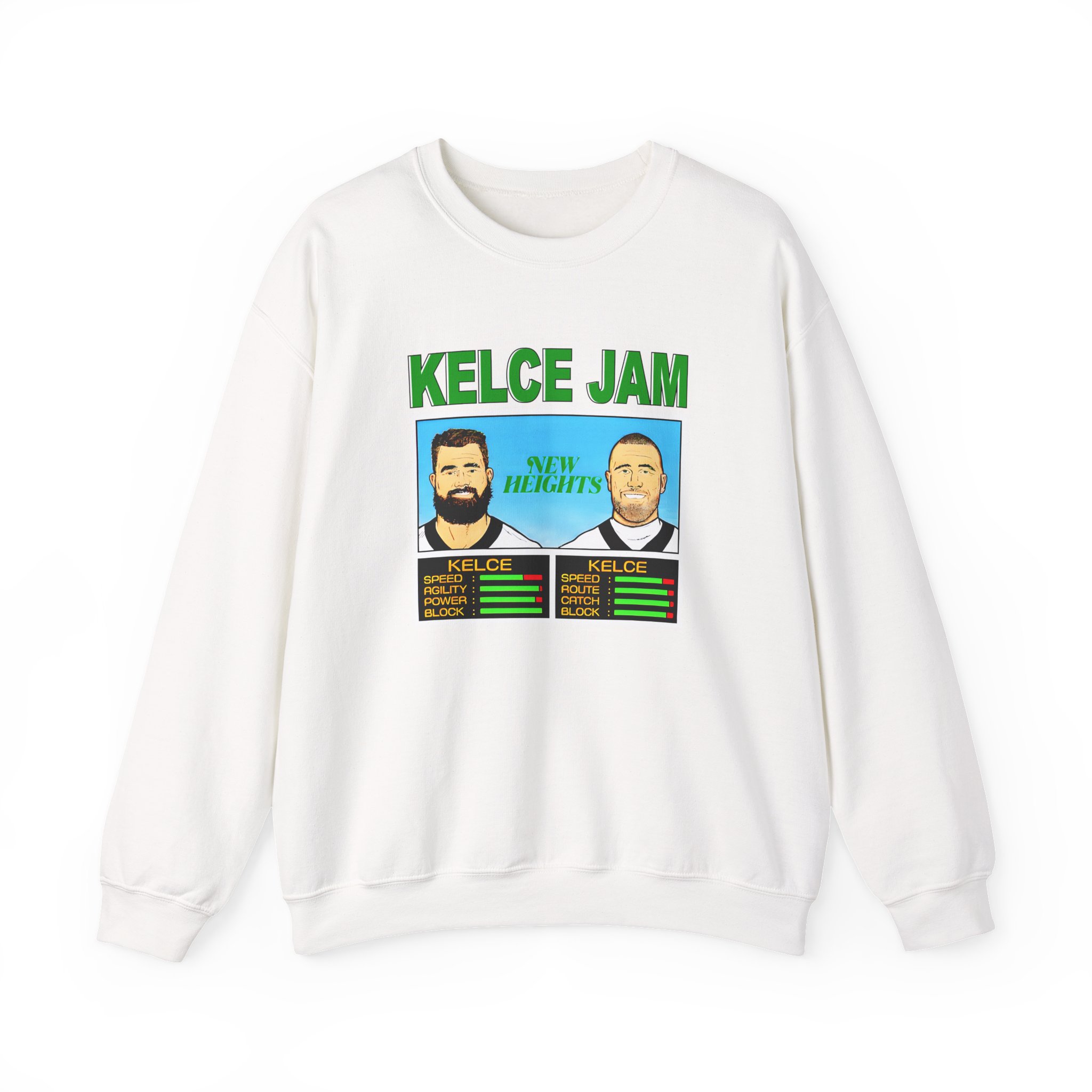 New Heights Kelce Jam Jason And Travis Unisex Heavy Blend™ Crewneck Sweatshirt - Image 3