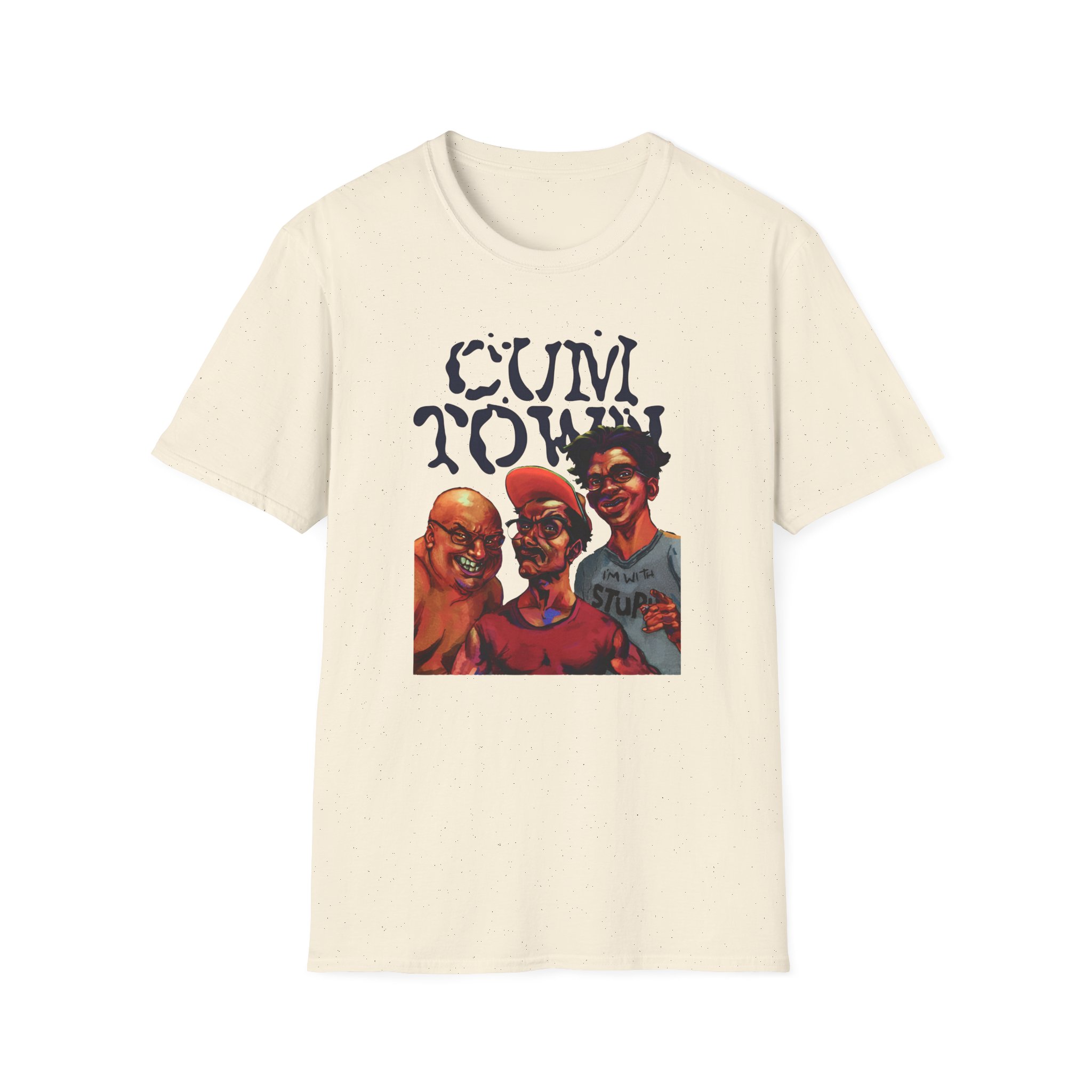 Cum Town Unisex Softstyle T-Shirt - Image 9