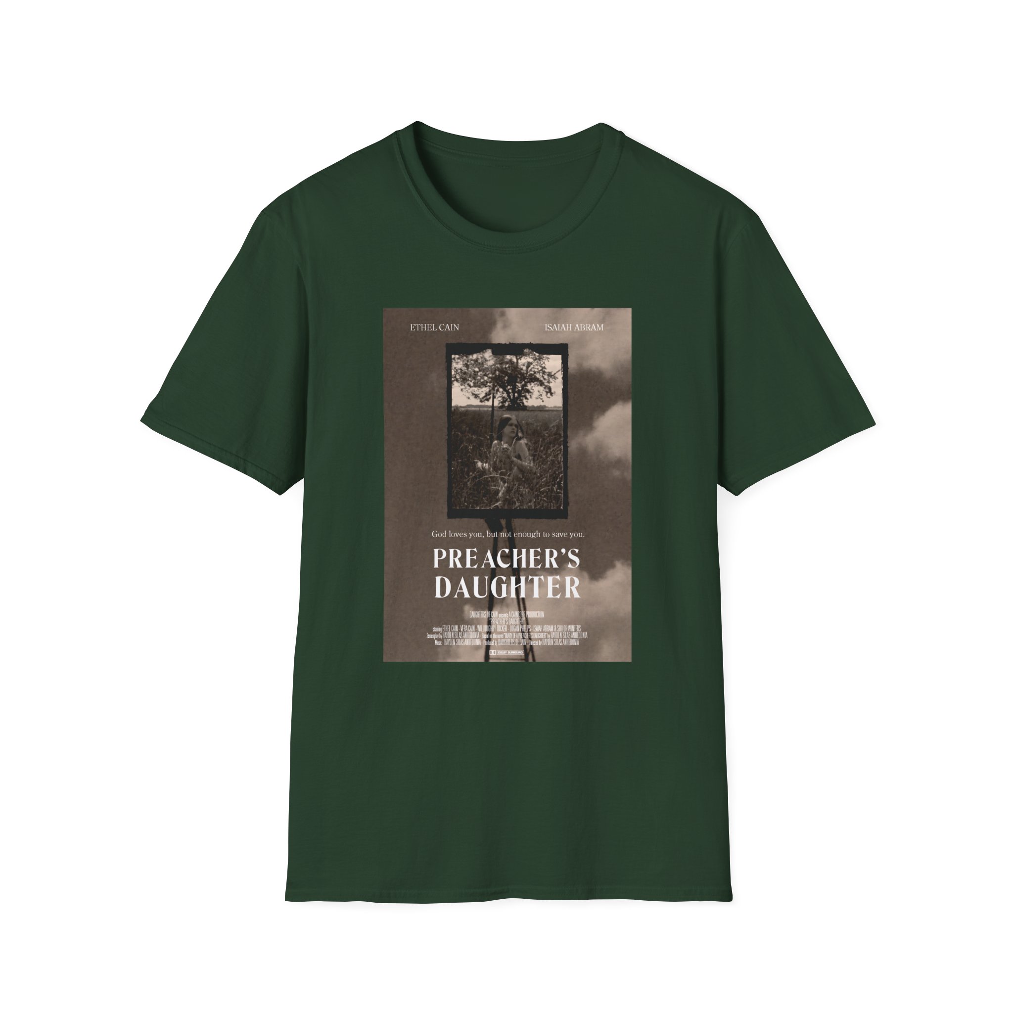 Ethel Cain Preacher's Daughter Movie Poster Unisex Softstyle T-Shirt - Image 17