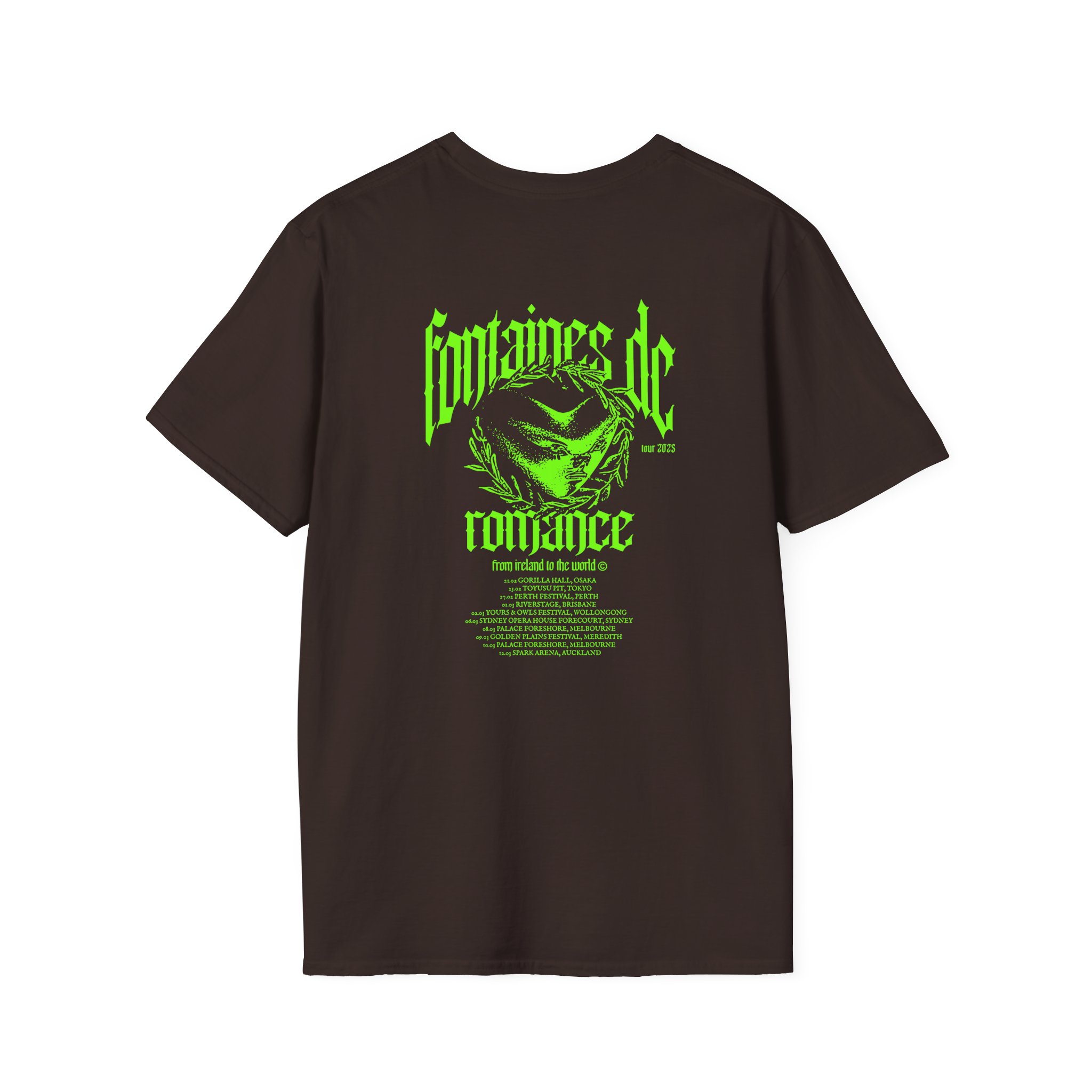 Fontaines D.C. Tour Unisex Softstyle T-Shirt - Image 4