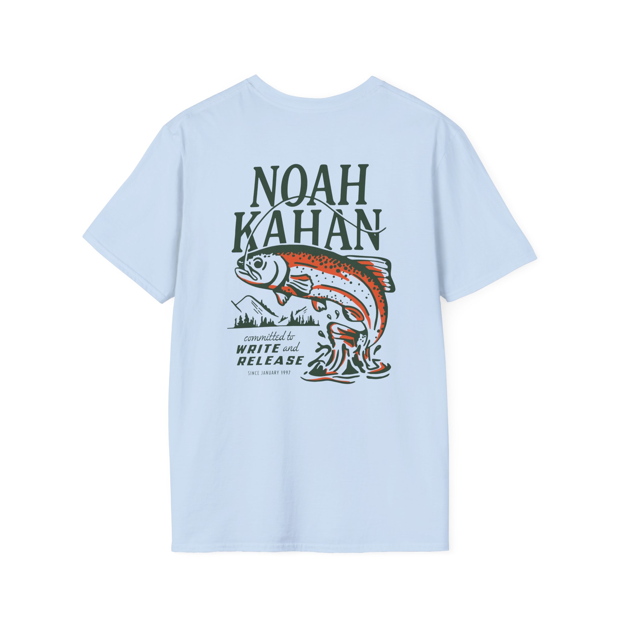 Noah Kahan Write & Release Unisex Softstyle T-Shirt - Image 12