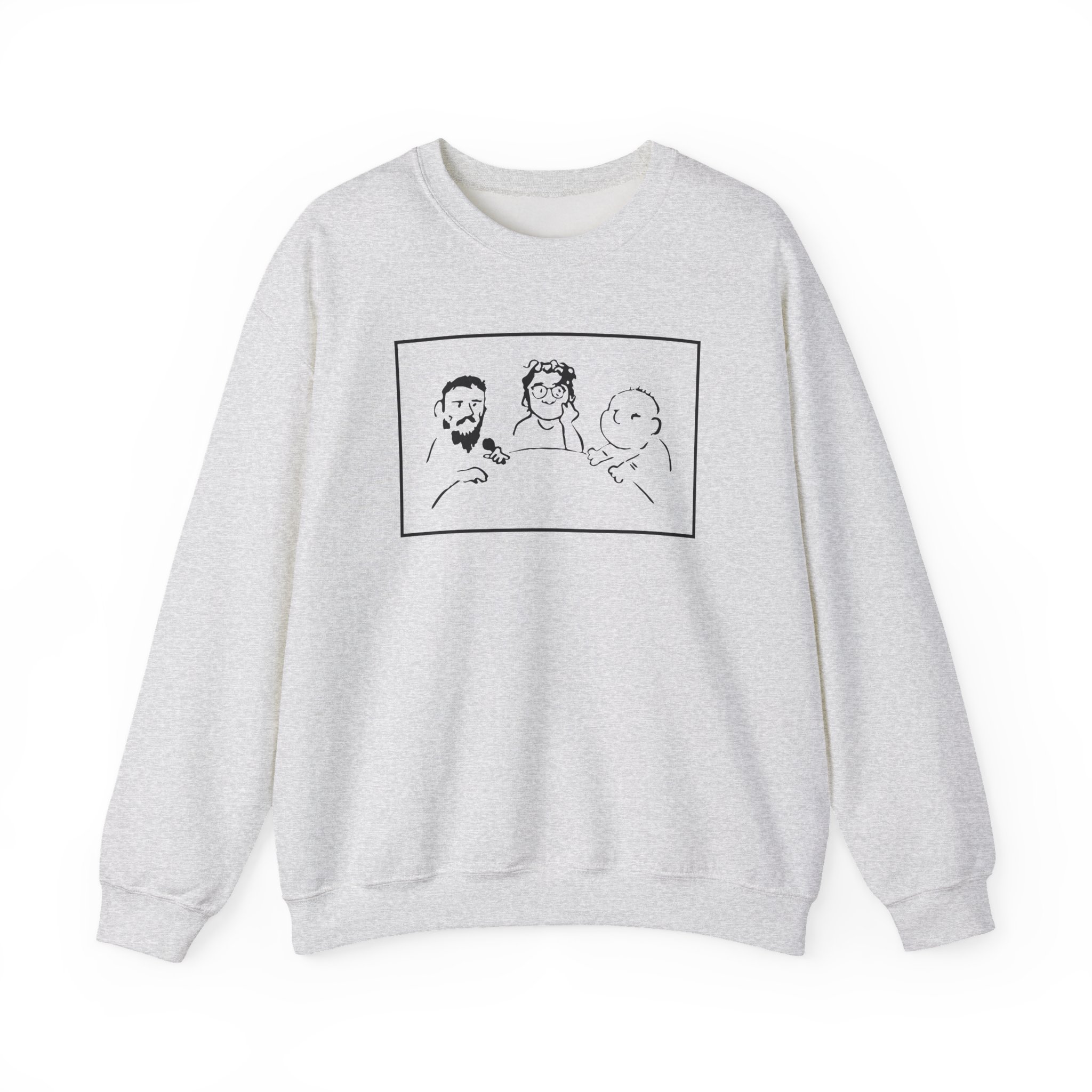 Cum Town Unisex Heavy Blend Crewneck Sweatshirt - Image 3