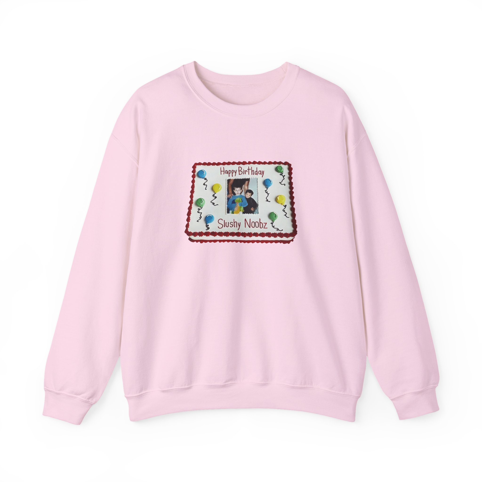 Slushy Noobz Birthday Cake Unisex Heavy Blend™ Crewneck Sweatshirt - Image 15