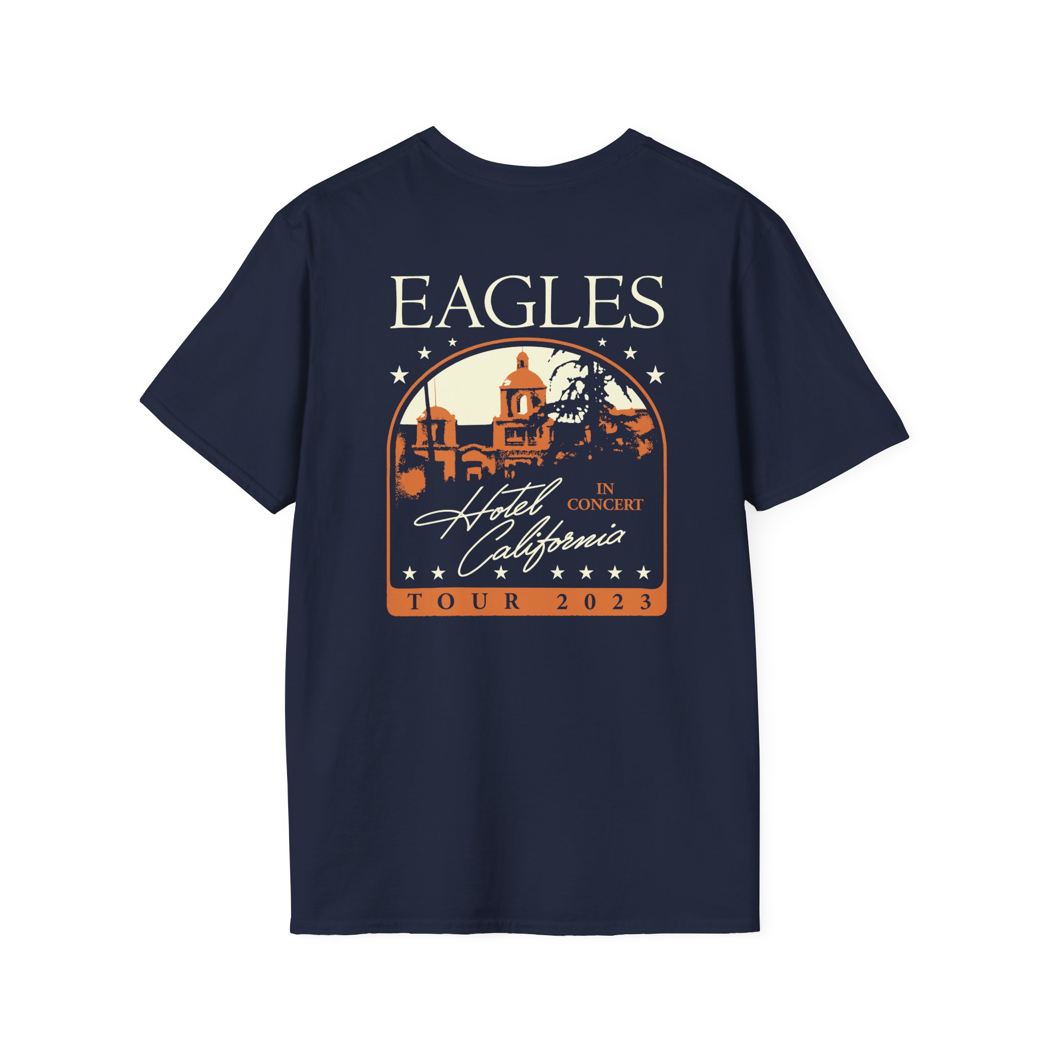 The Eagles Hotel California Unisex Softstyle T-Shirt - Image 10
