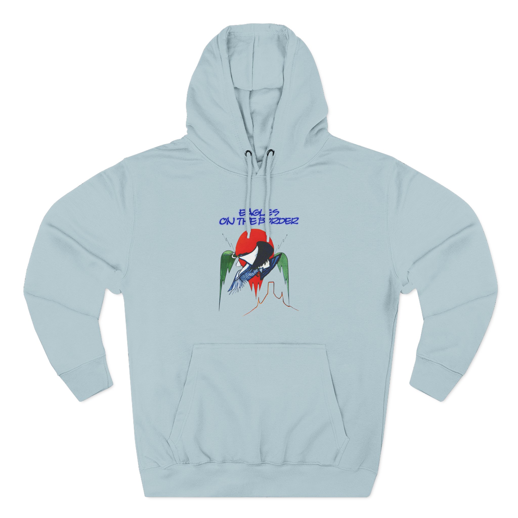 The Eagles on the Border Three-Panel Fleece Hoodie - Image 7