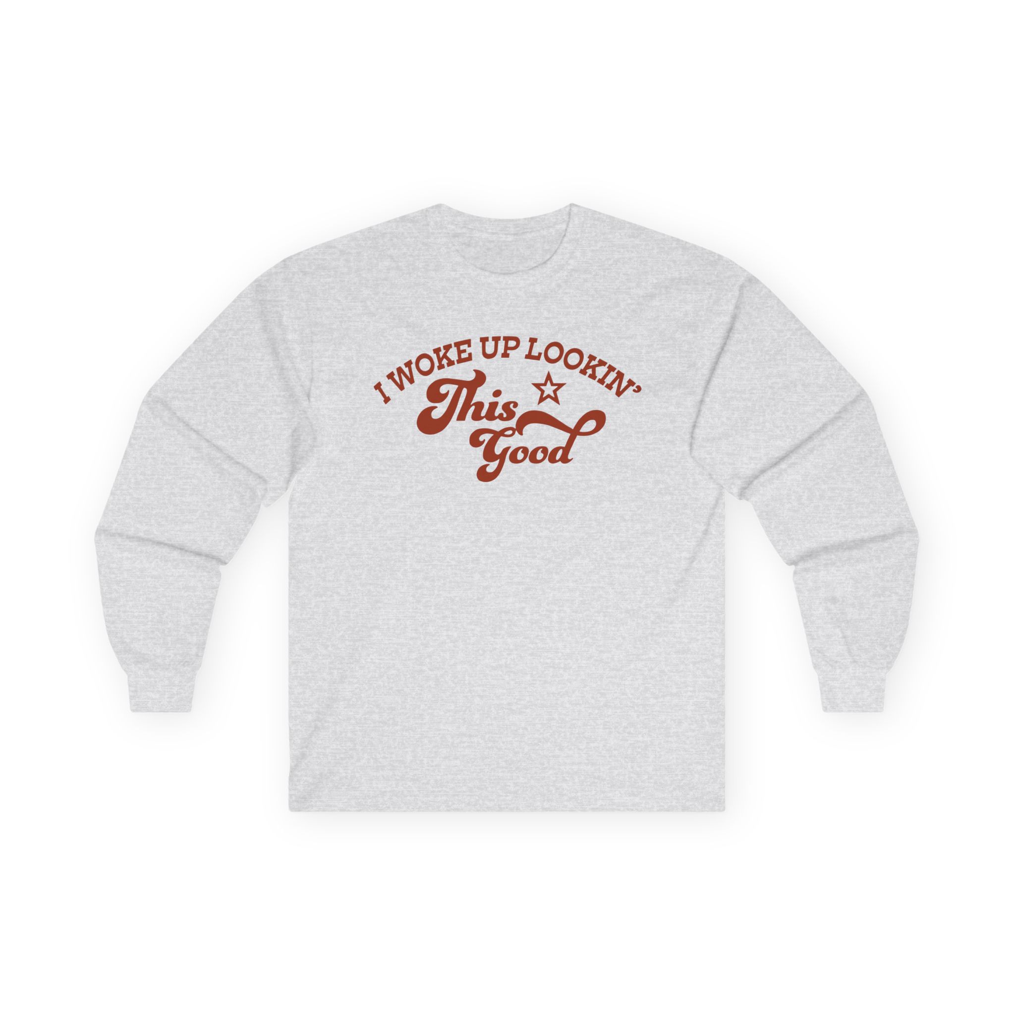 Megan I Woke Up Lookin’ This Good Unisex Ultra Cotton Long Sleeve Tee - Image 3