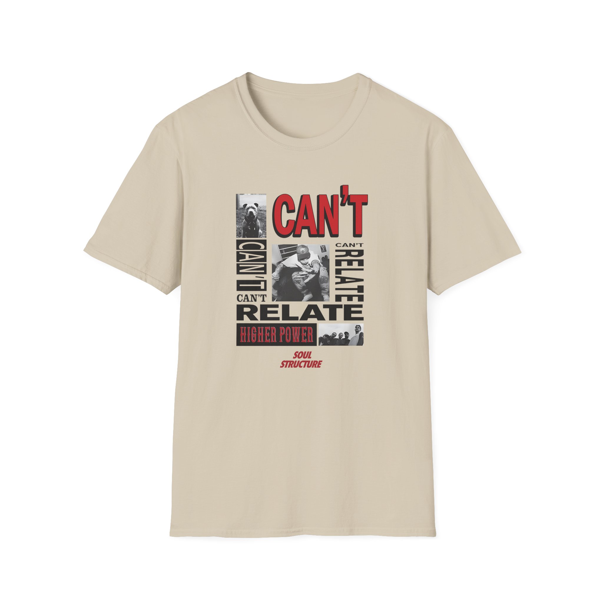 Higher Power Can't Relate Unisex Softstyle T-Shirt - Image 3