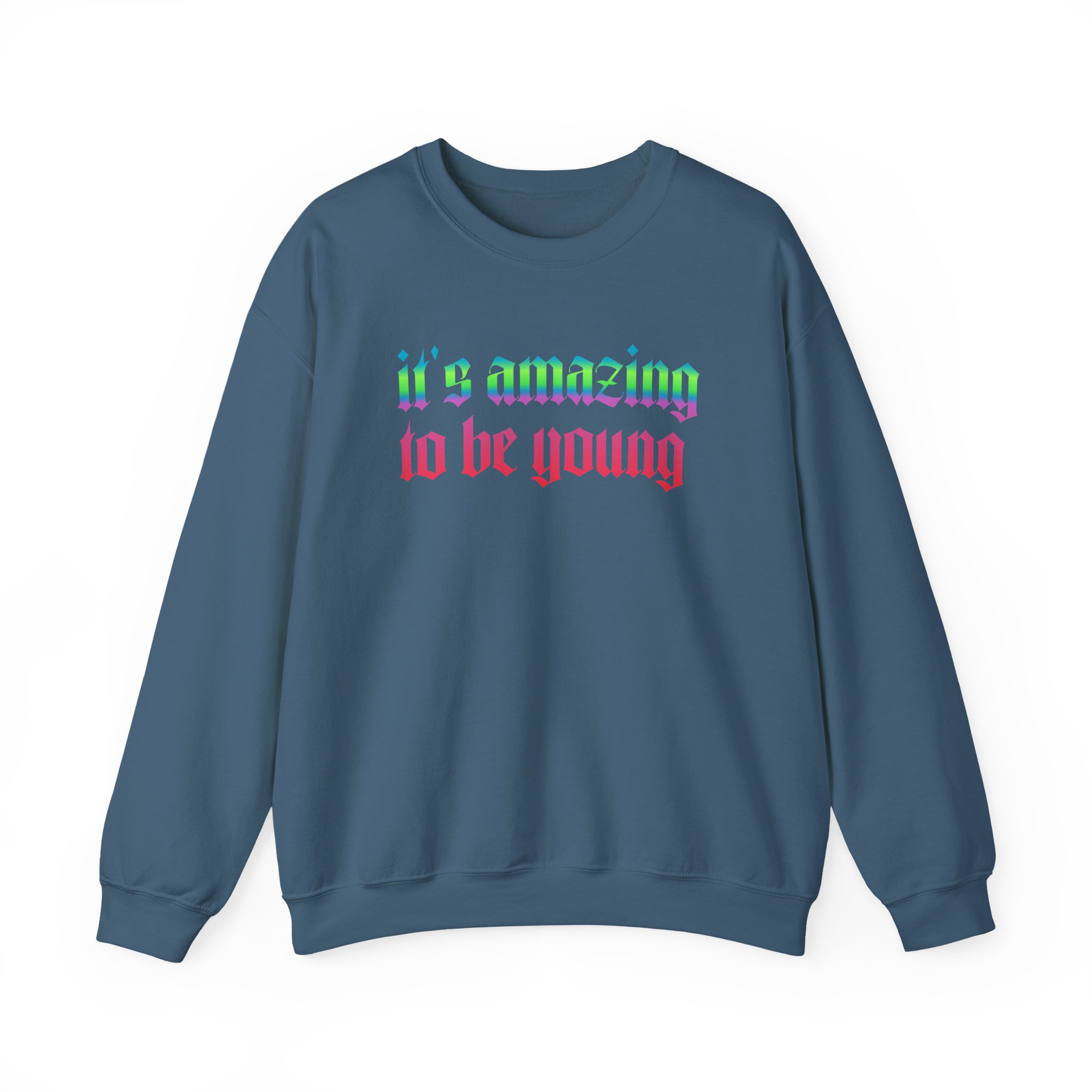Fontaines It's Amazing To Be Young Unisex Heavy Blend™ Crewneck Sweatshirt - Image 11