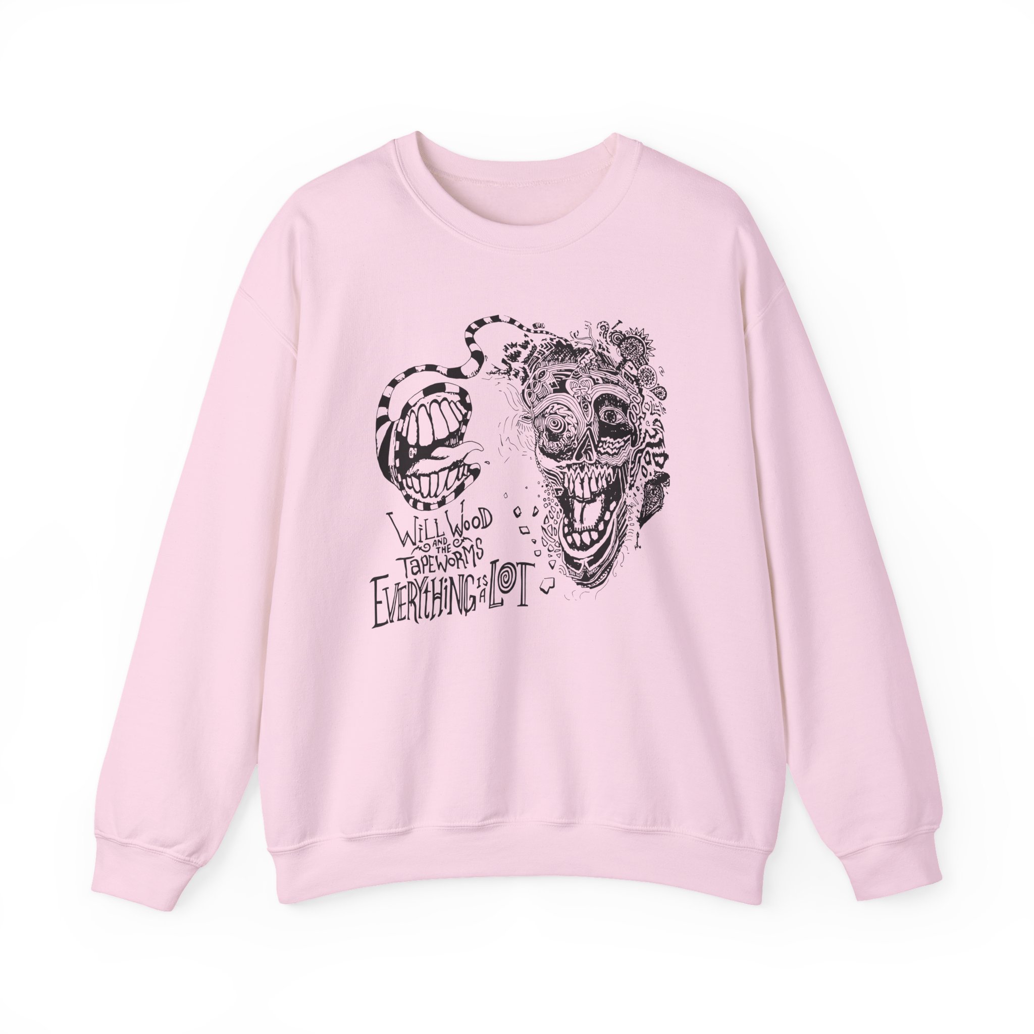 Will Wood Everything is a Lot Unisex Heavy Blend™ Crewneck Sweatshirt - Image 15
