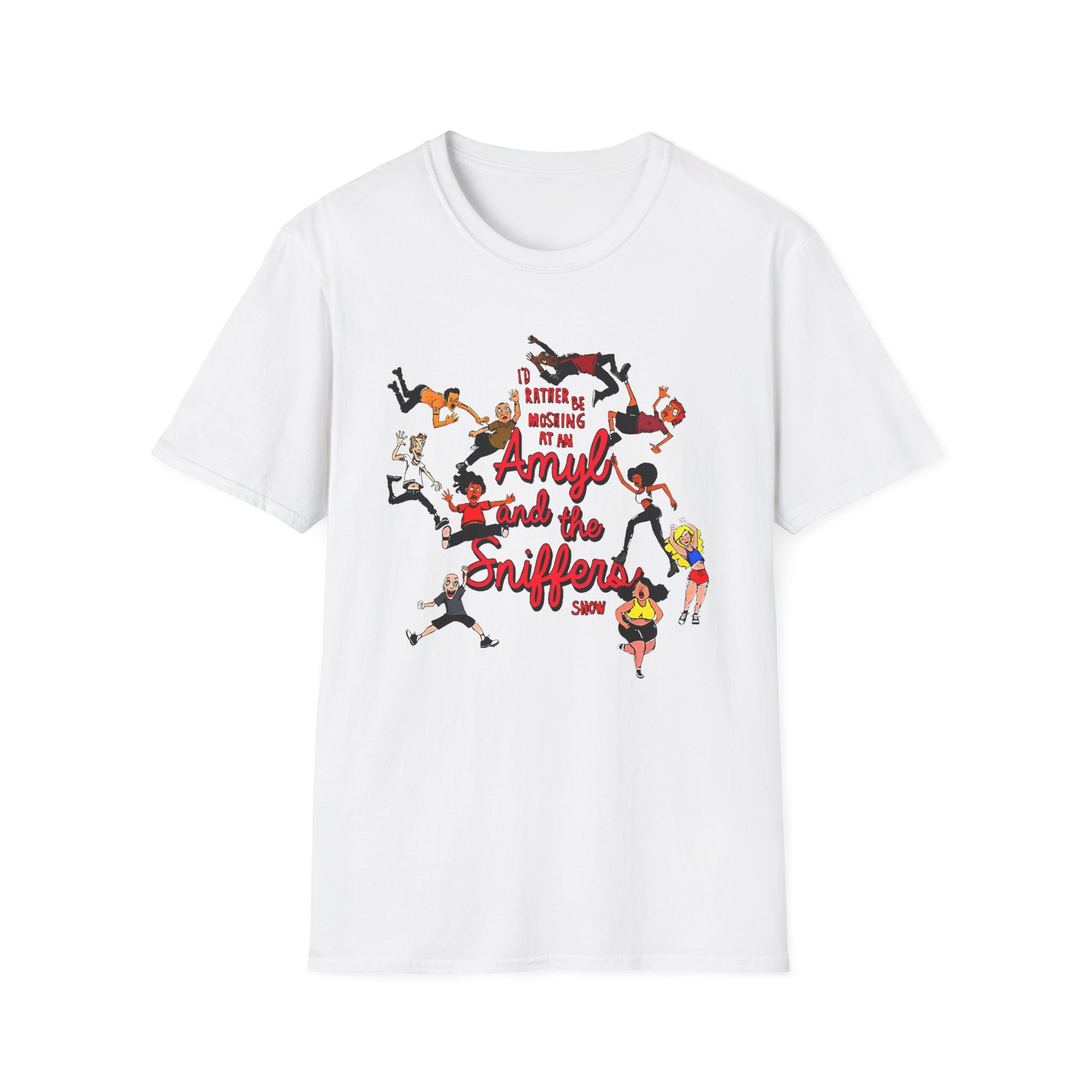 Amyl and the Sniffers Mosh Unisex Softstyle T-Shirt