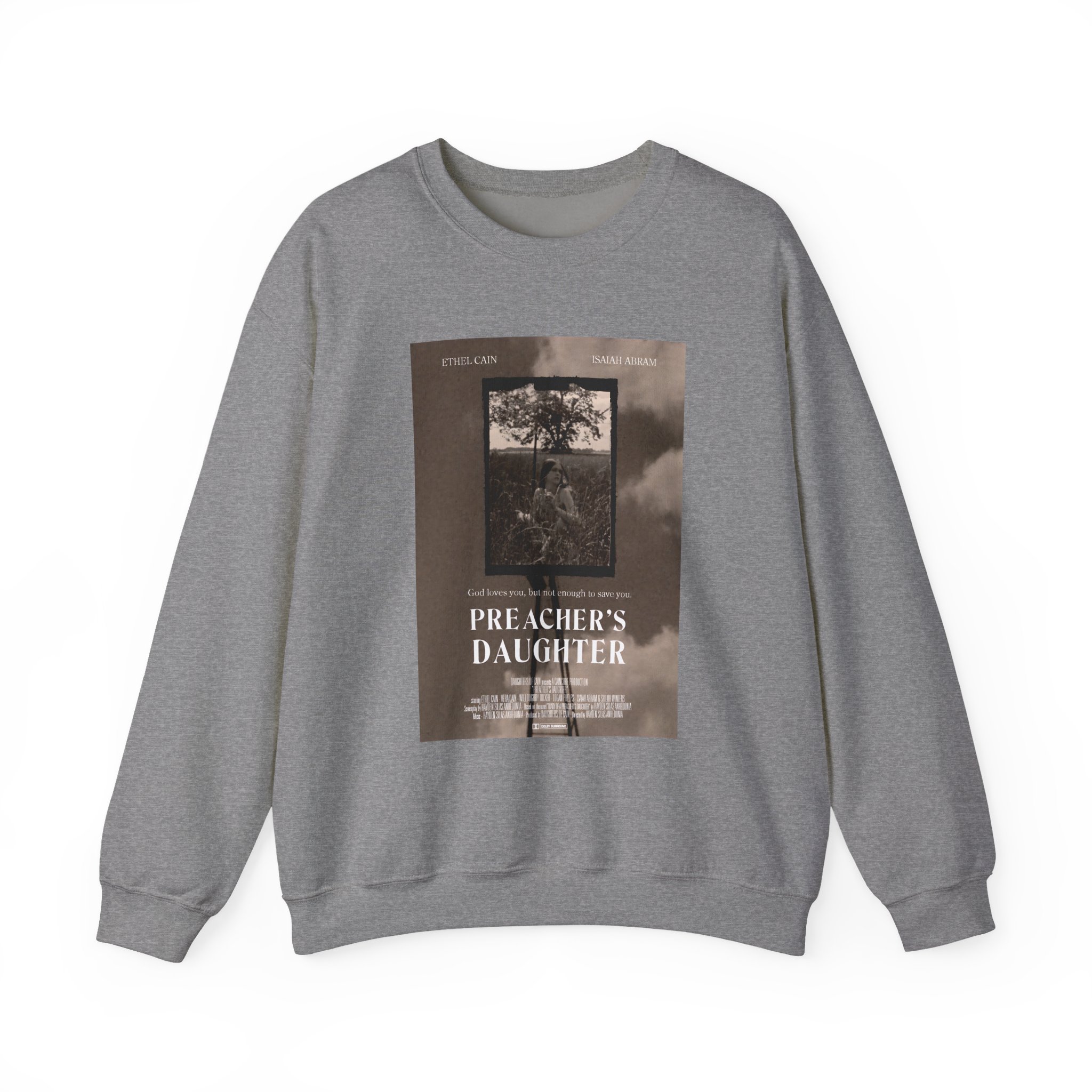 Ethel Cain Preacher's Daughter Movie Poster Unisex Heavy Blend™ Crewneck Sweatshirt - Image 7